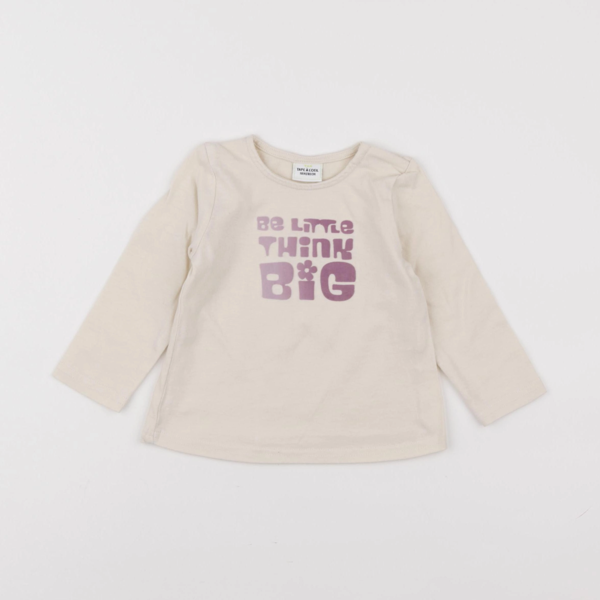 Tape à l'oeil - tee-shirt beige - 18 mois