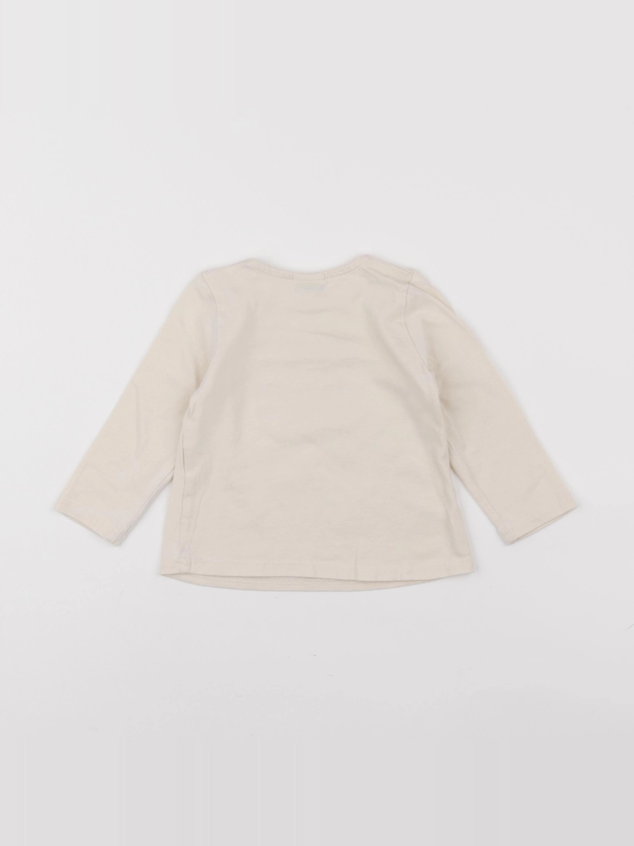 Tape à l'oeil - tee-shirt beige - 18 mois