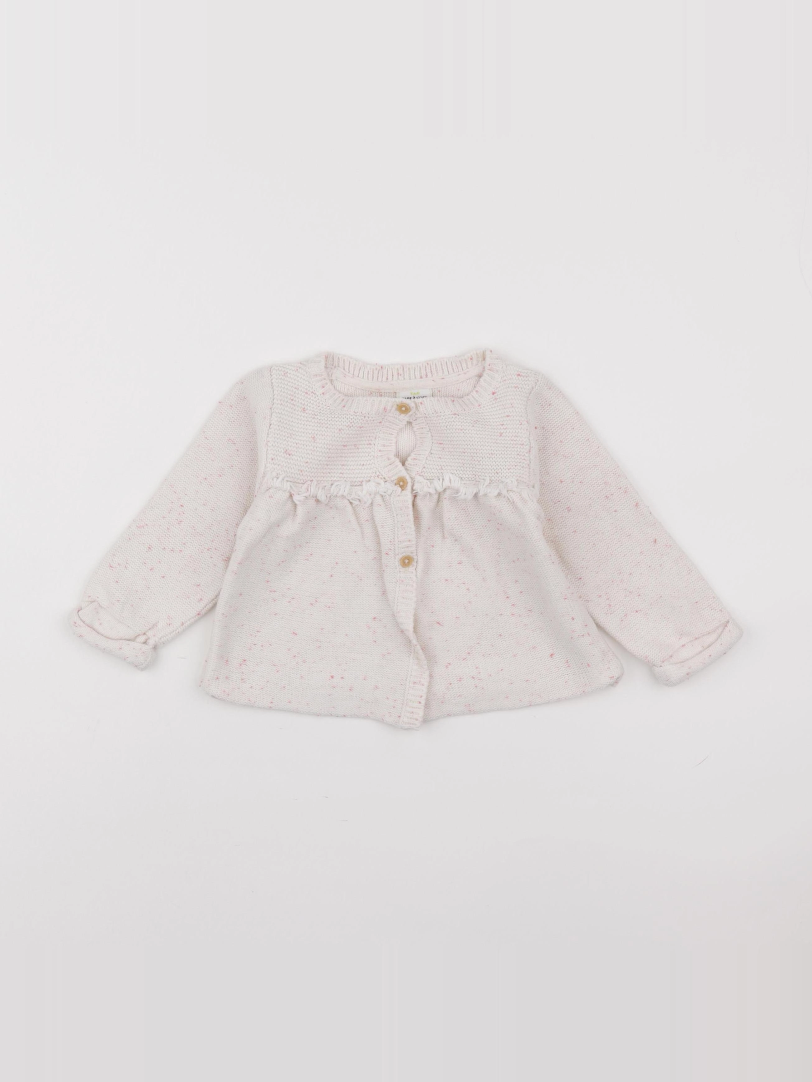 Tape à l'oeil - gilet beige - 12 mois