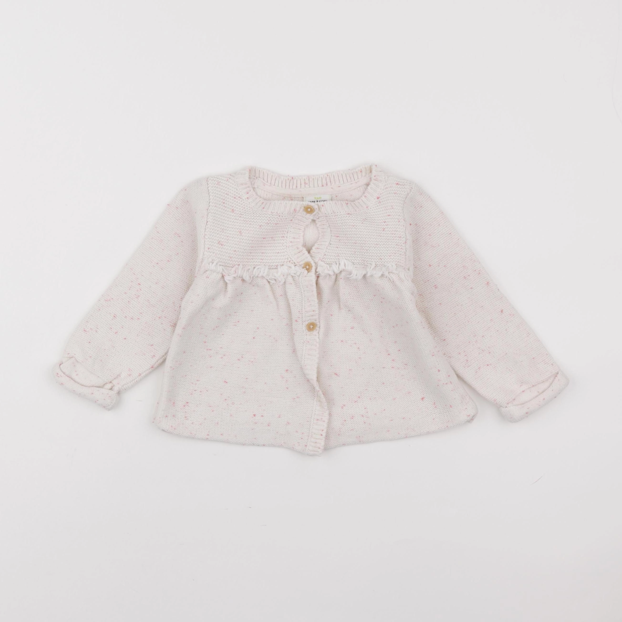 Tape à l'oeil - gilet beige - 12 mois