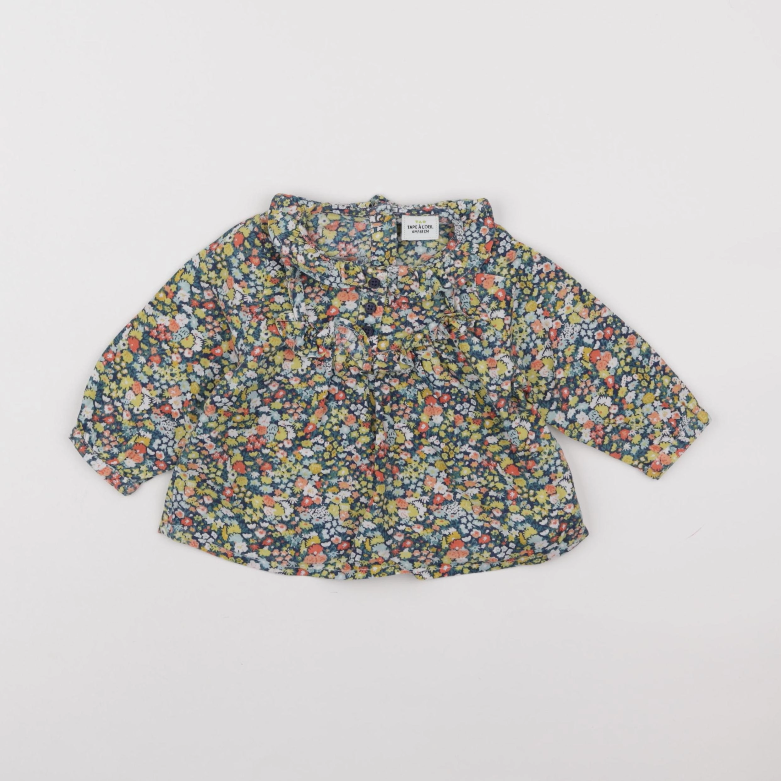 Tape à l'oeil - blouse multicolore - 6 mois