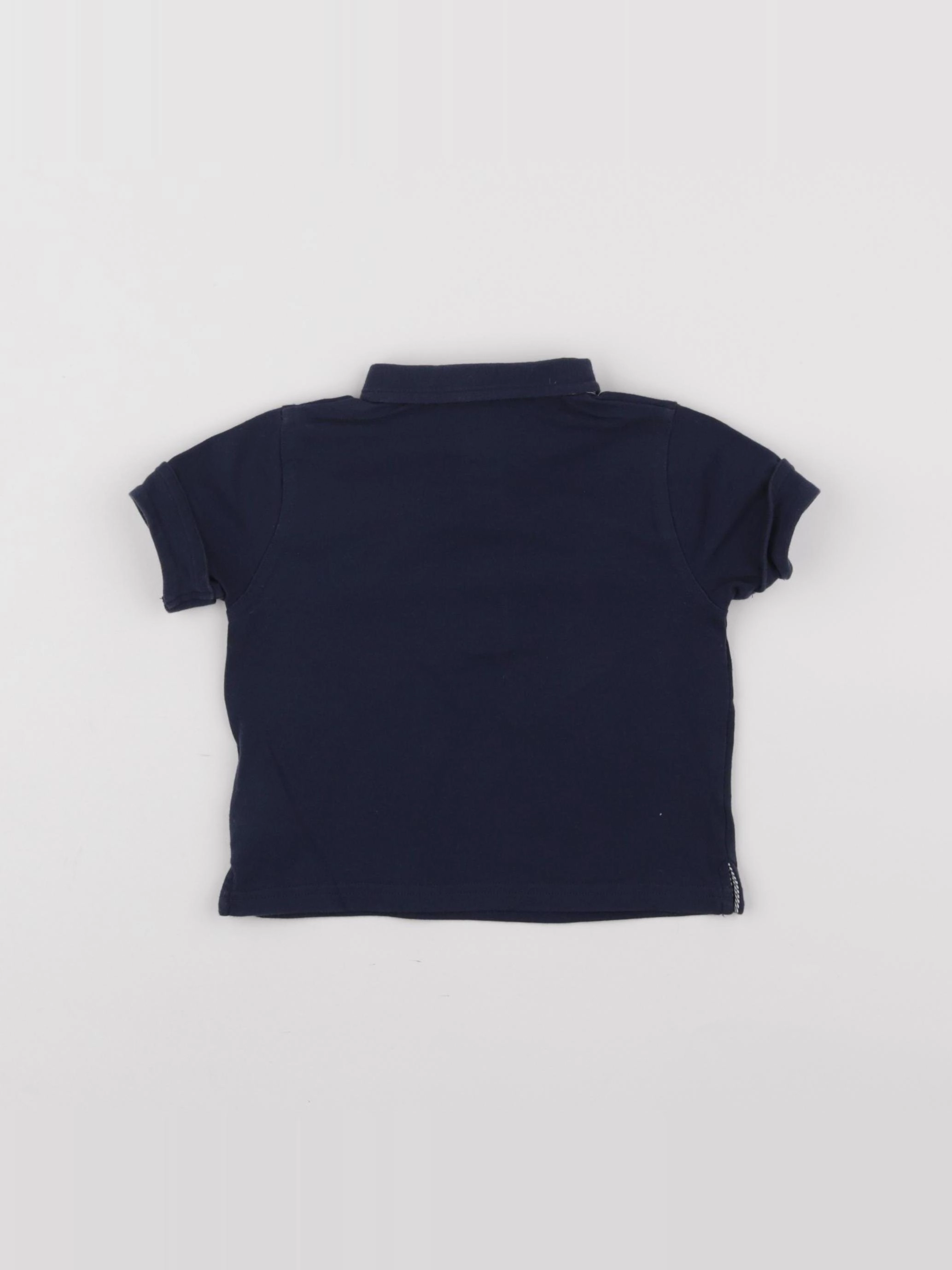 Cyrillus - polo bleu - 6 mois