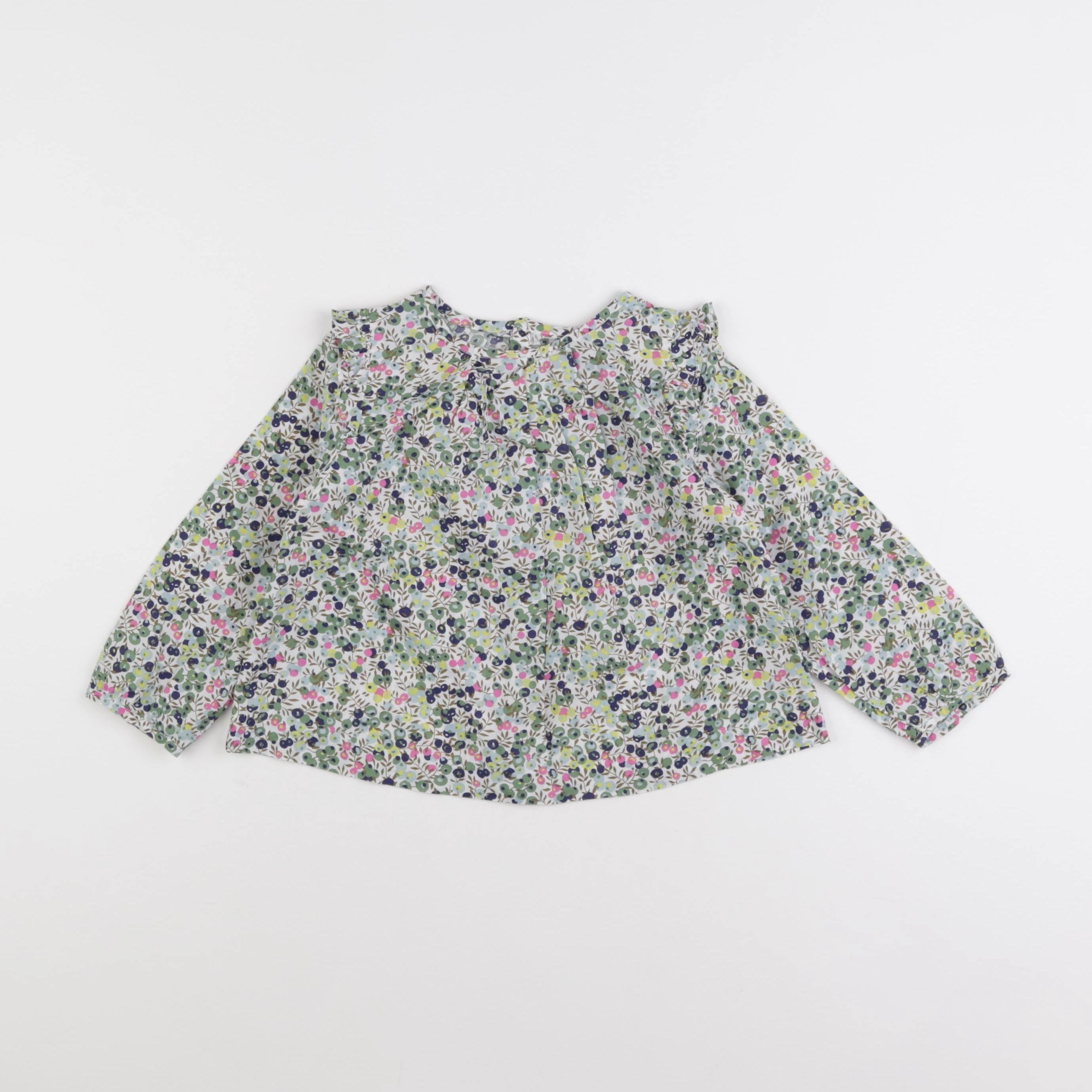 Jacadi - blouse liberty multicolore - 18 mois