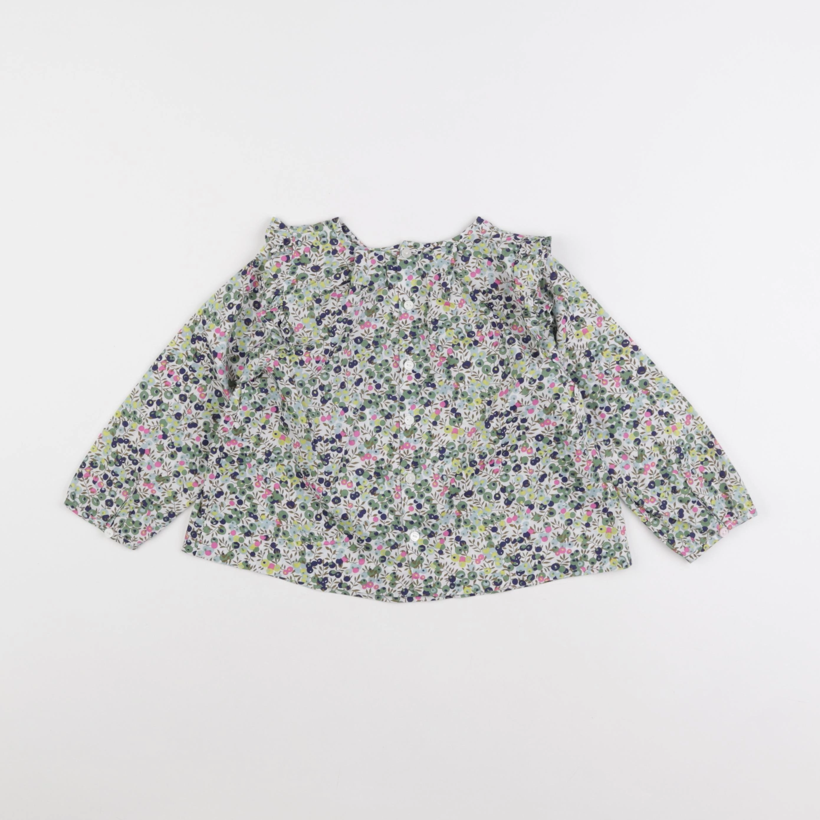 Jacadi - blouse liberty multicolore - 18 mois