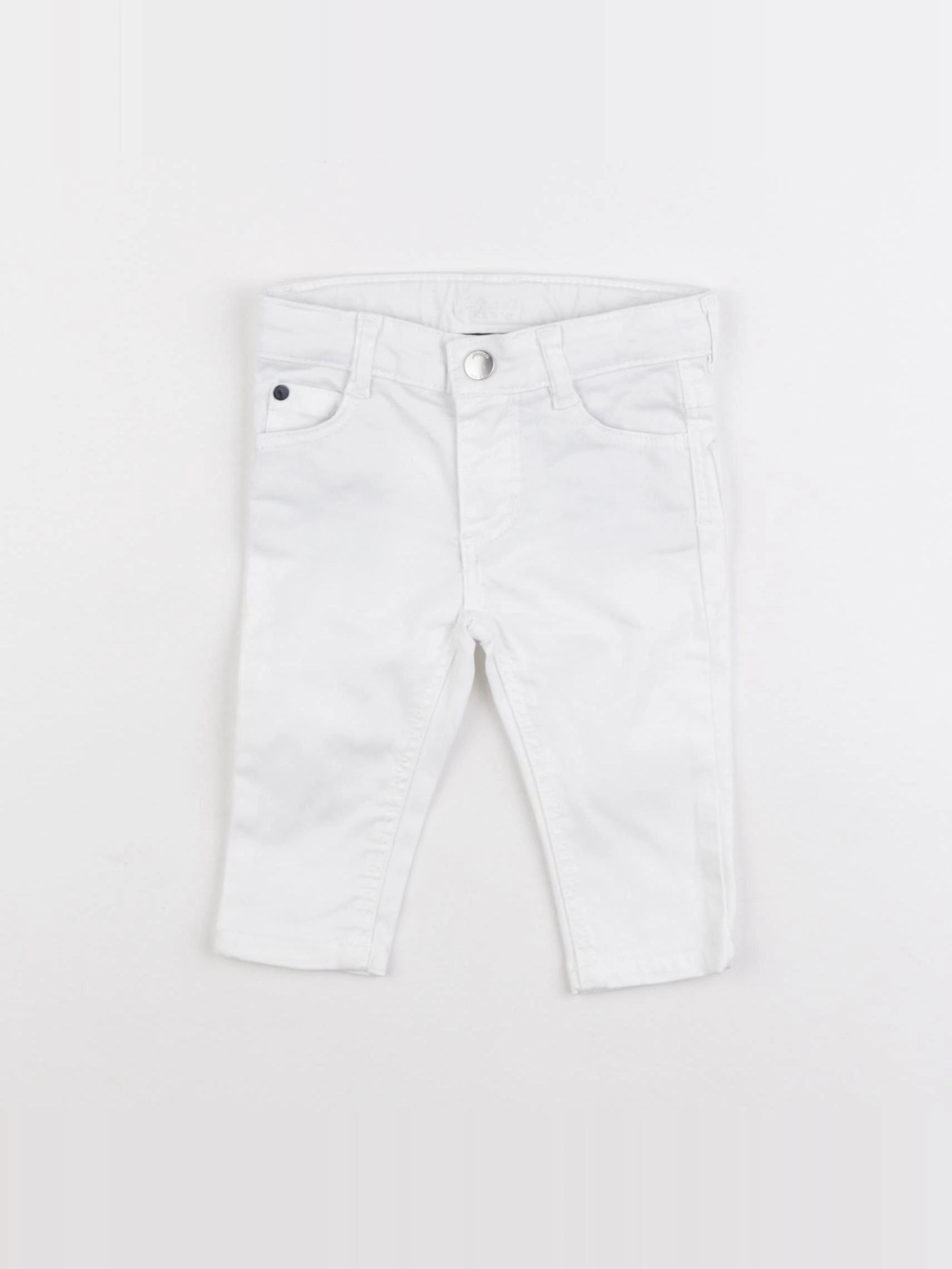 Jacadi - pantalon blanc - 6 mois