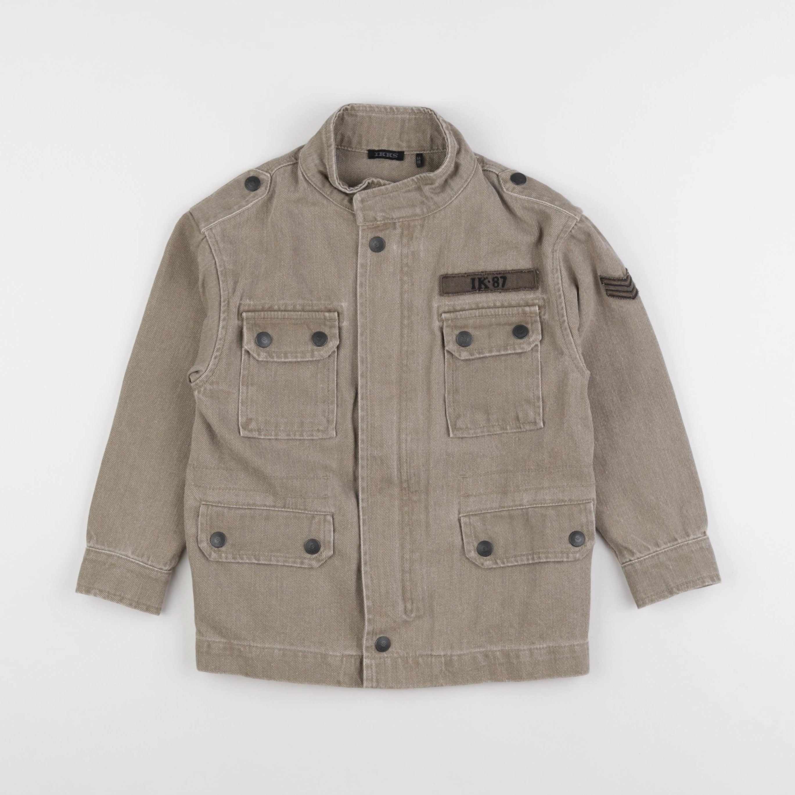IKKS - veste imprimé au dos marron - 6 ans