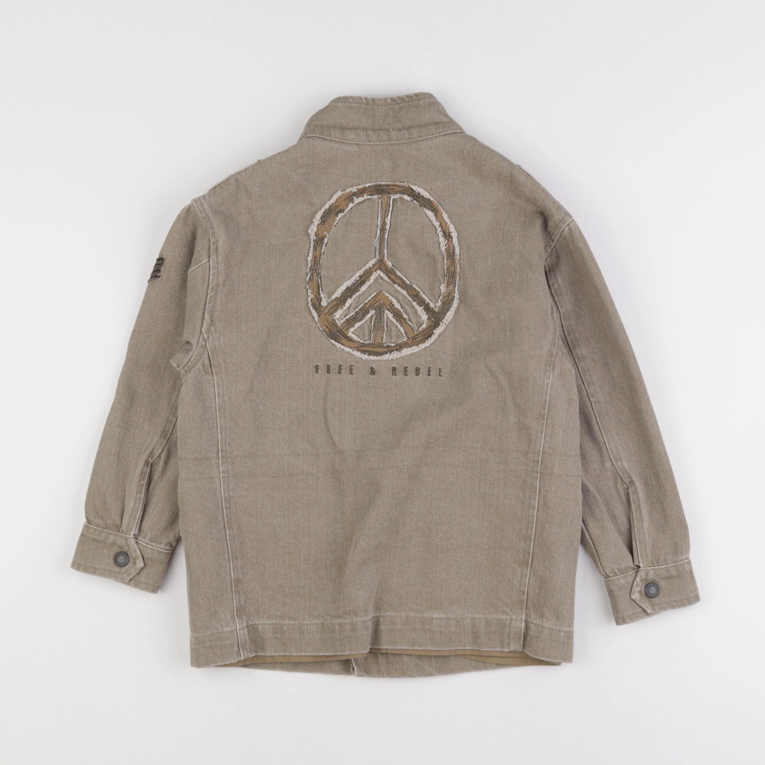 IKKS - veste imprimé au dos marron - 6 ans