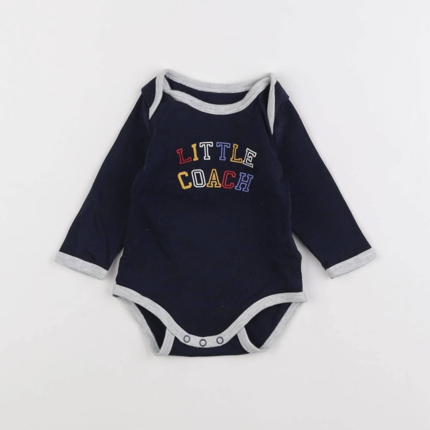 Vertbaudet - body bleu - 6 mois