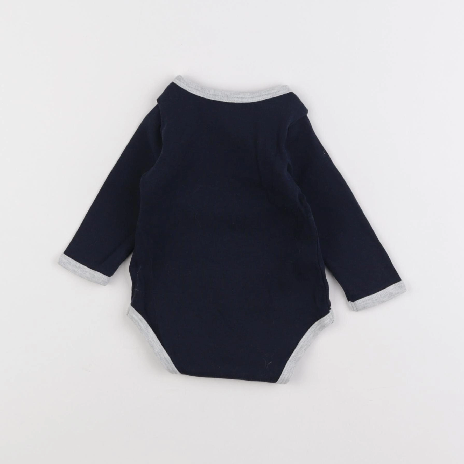 Vertbaudet - body bleu - 6 mois