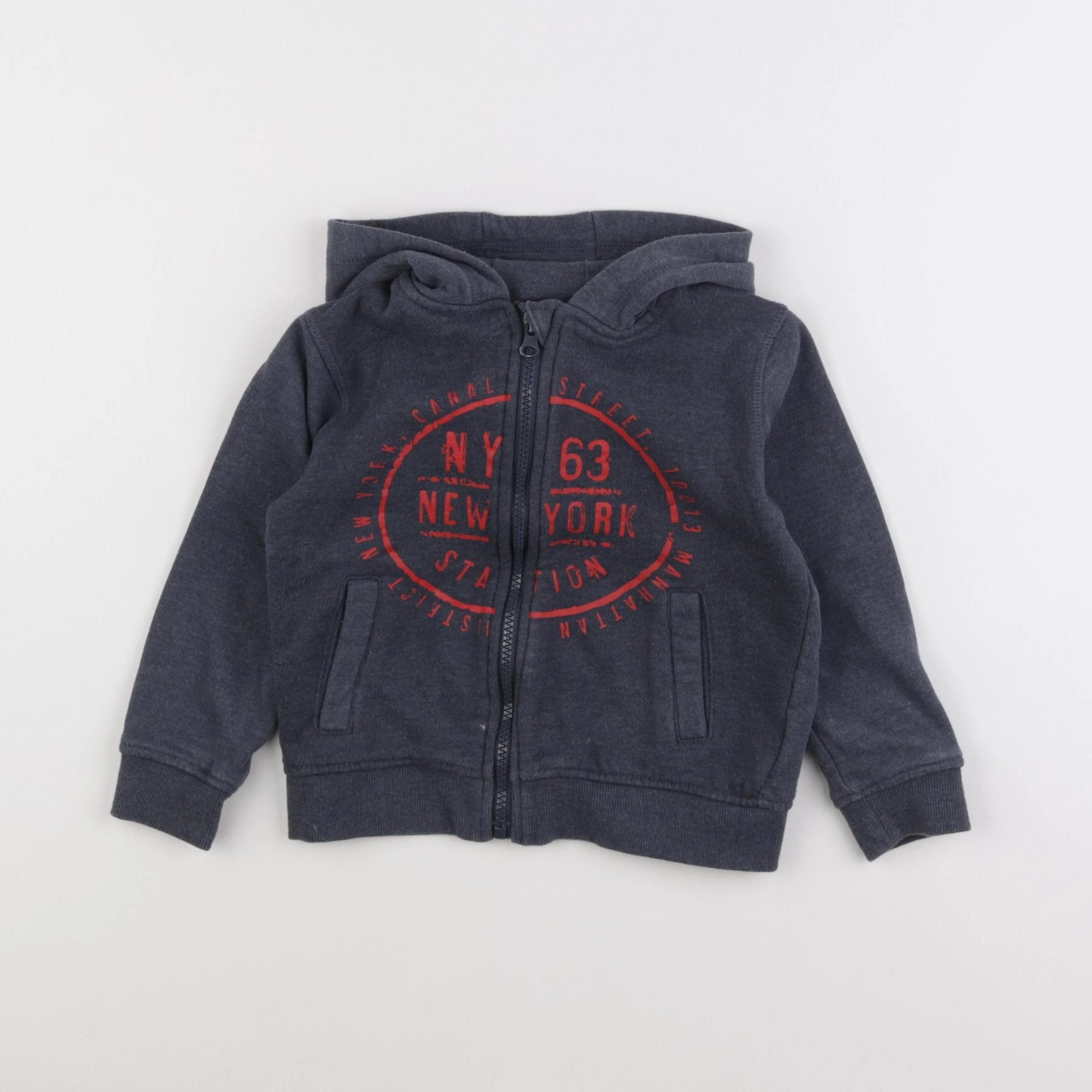 Vertbaudet - sweat bleu - 5 ans