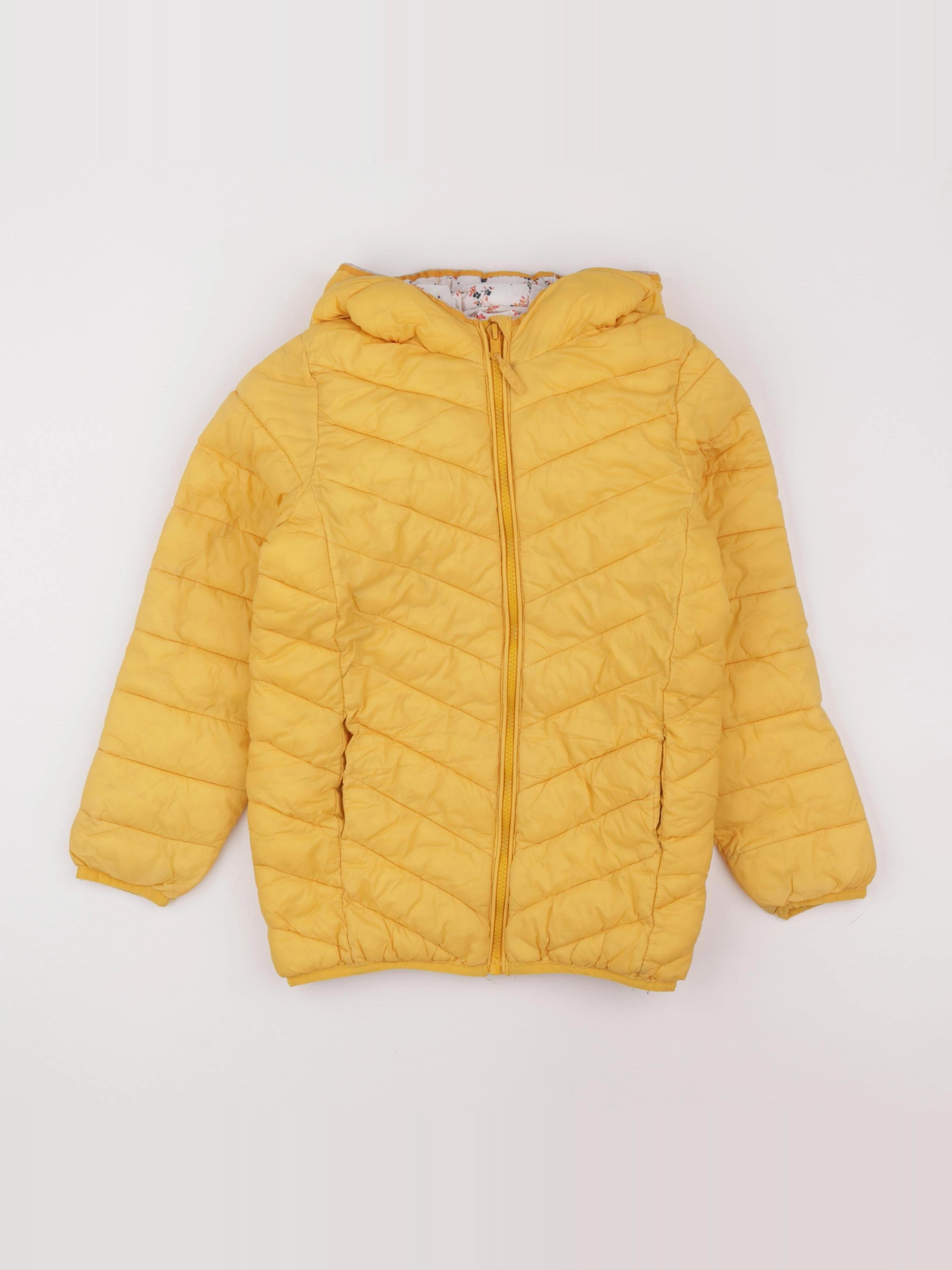 Vertbaudet - doudoune jaune - 10 ans