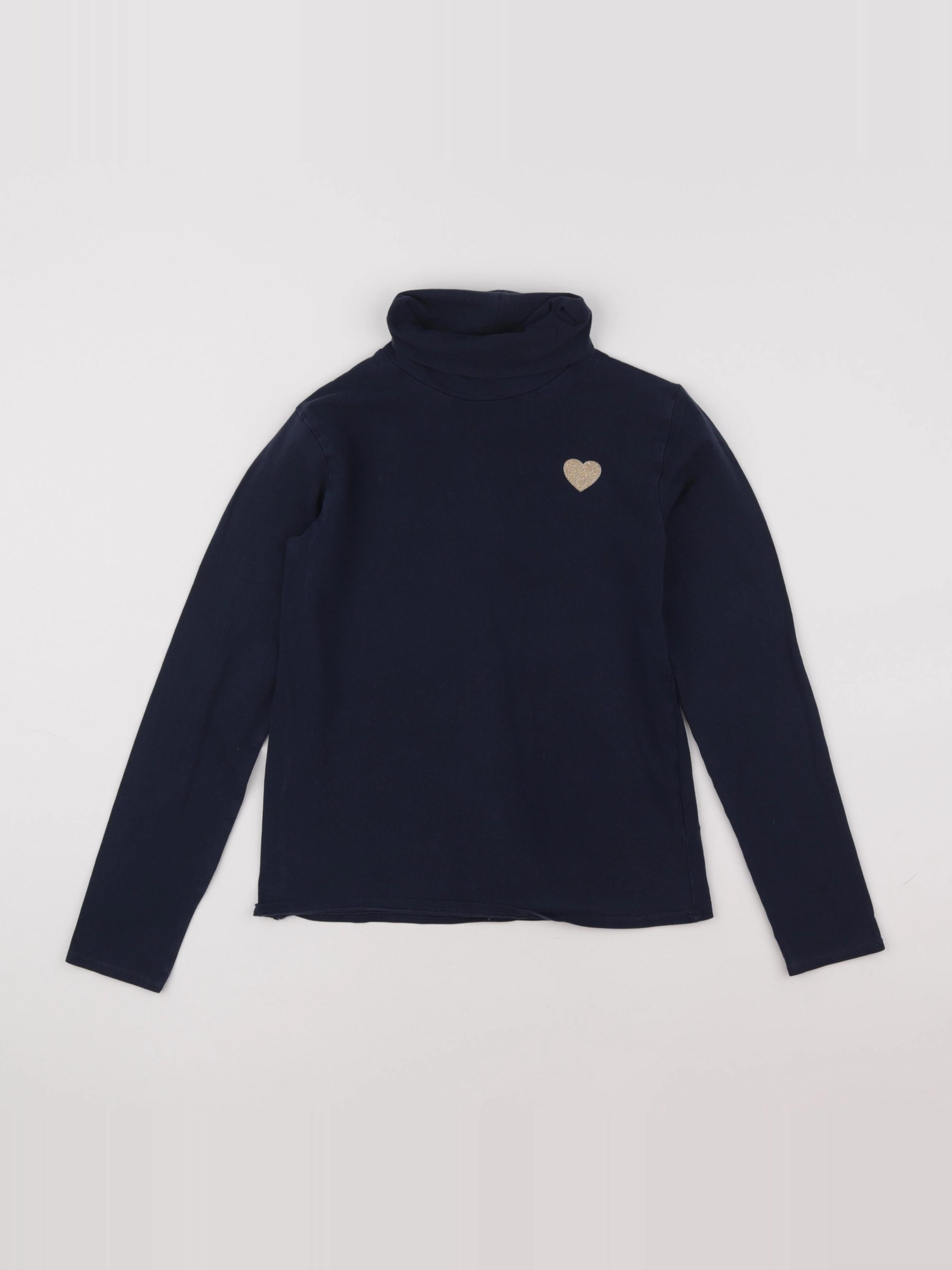 Vertbaudet - sous-pull bleu - 10 ans