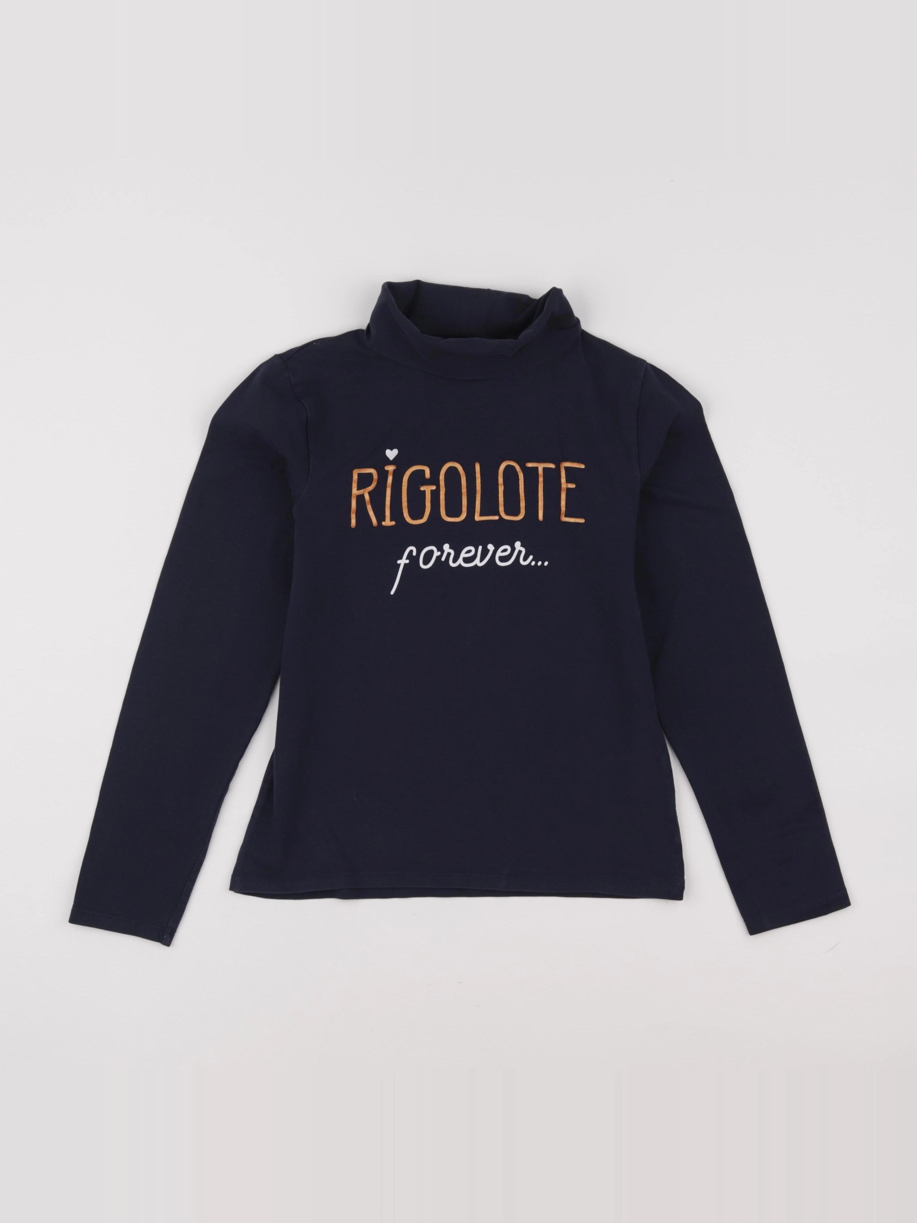 Vertbaudet - sous-pull bleu - 10 ans