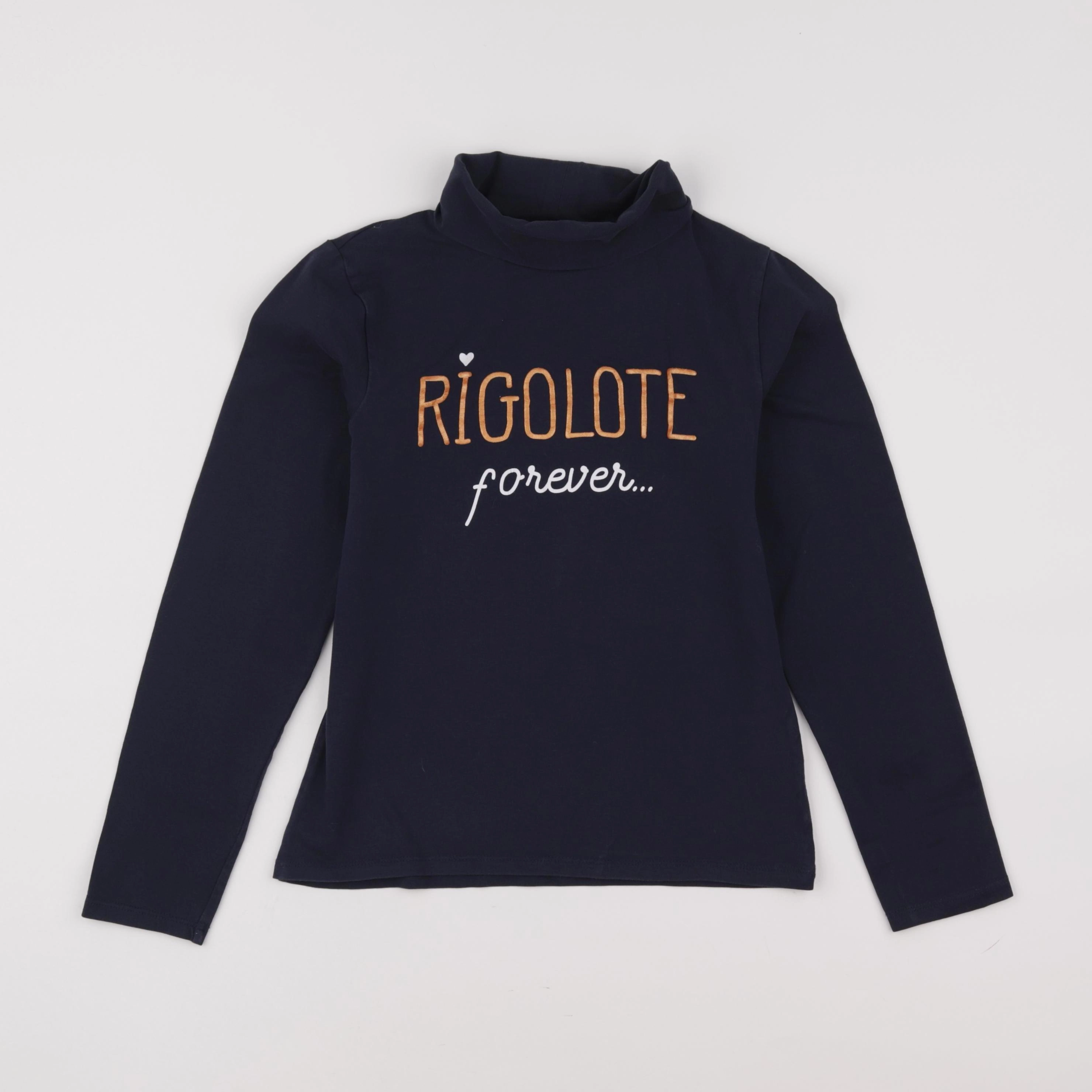 Vertbaudet - sous-pull bleu - 10 ans