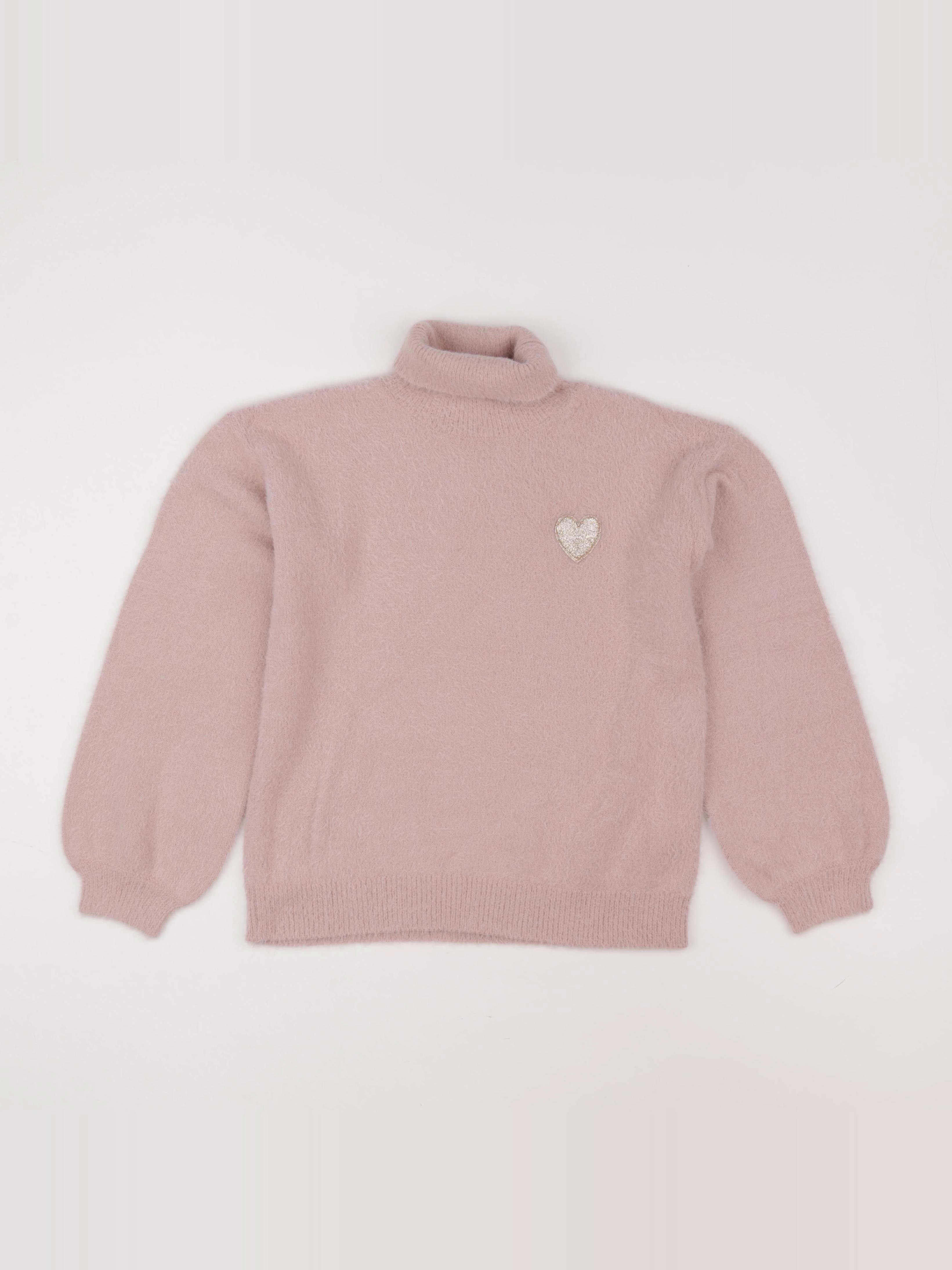 Vertbaudet - pull rose - 10 ans