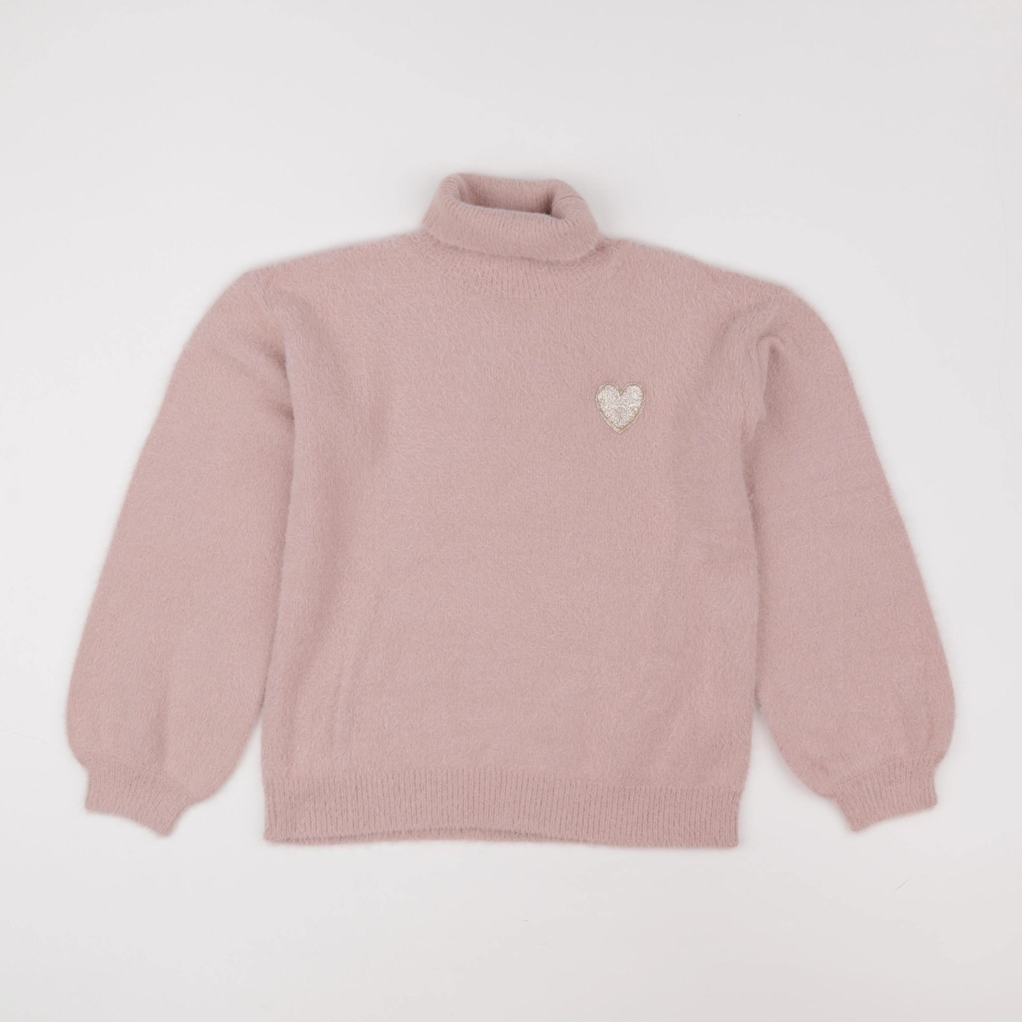 Vertbaudet - pull rose - 10 ans