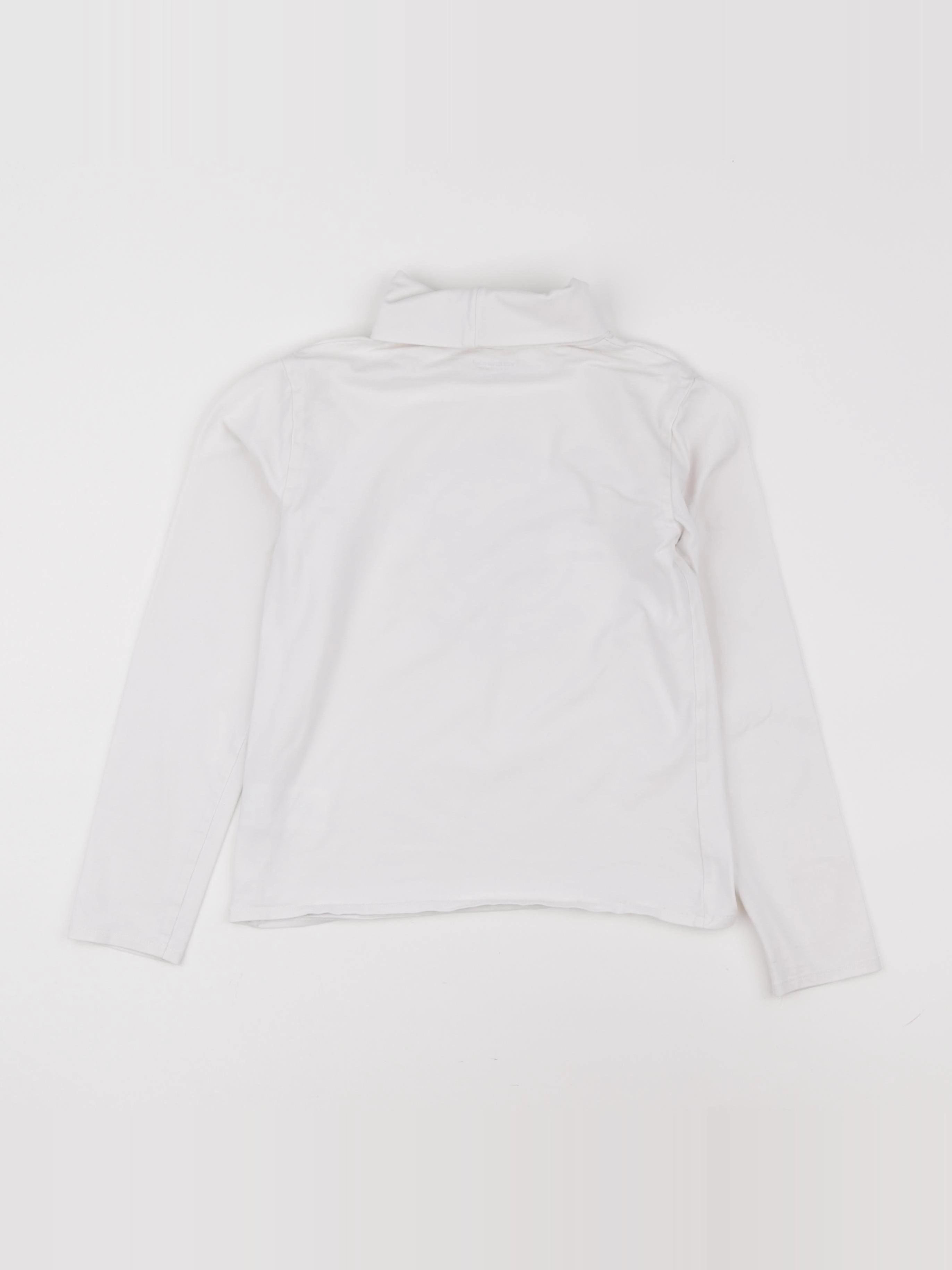 Vertbaudet - sous-pull blanc - 10 ans