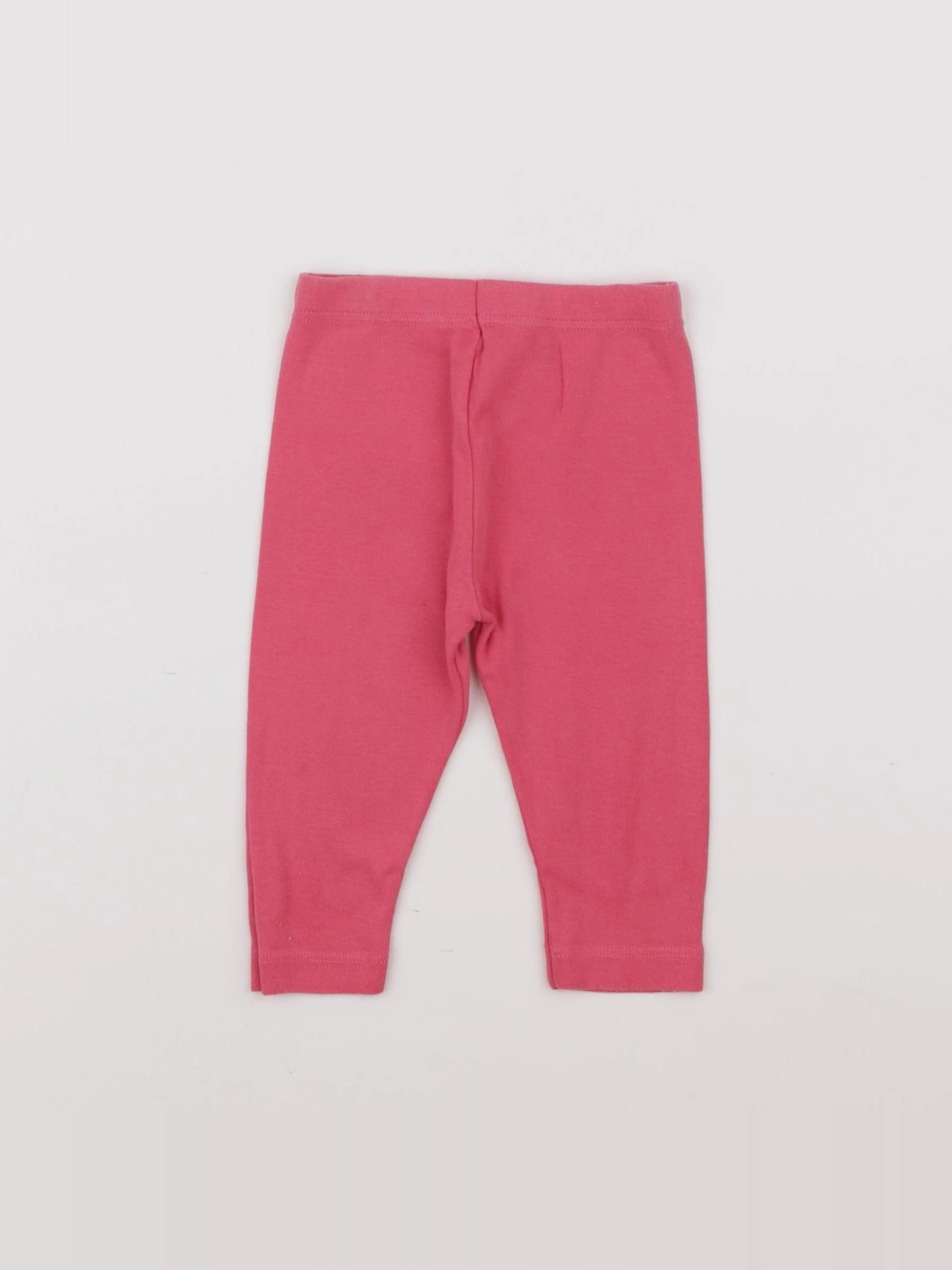 Petit Bateau - legging rose - 6 mois