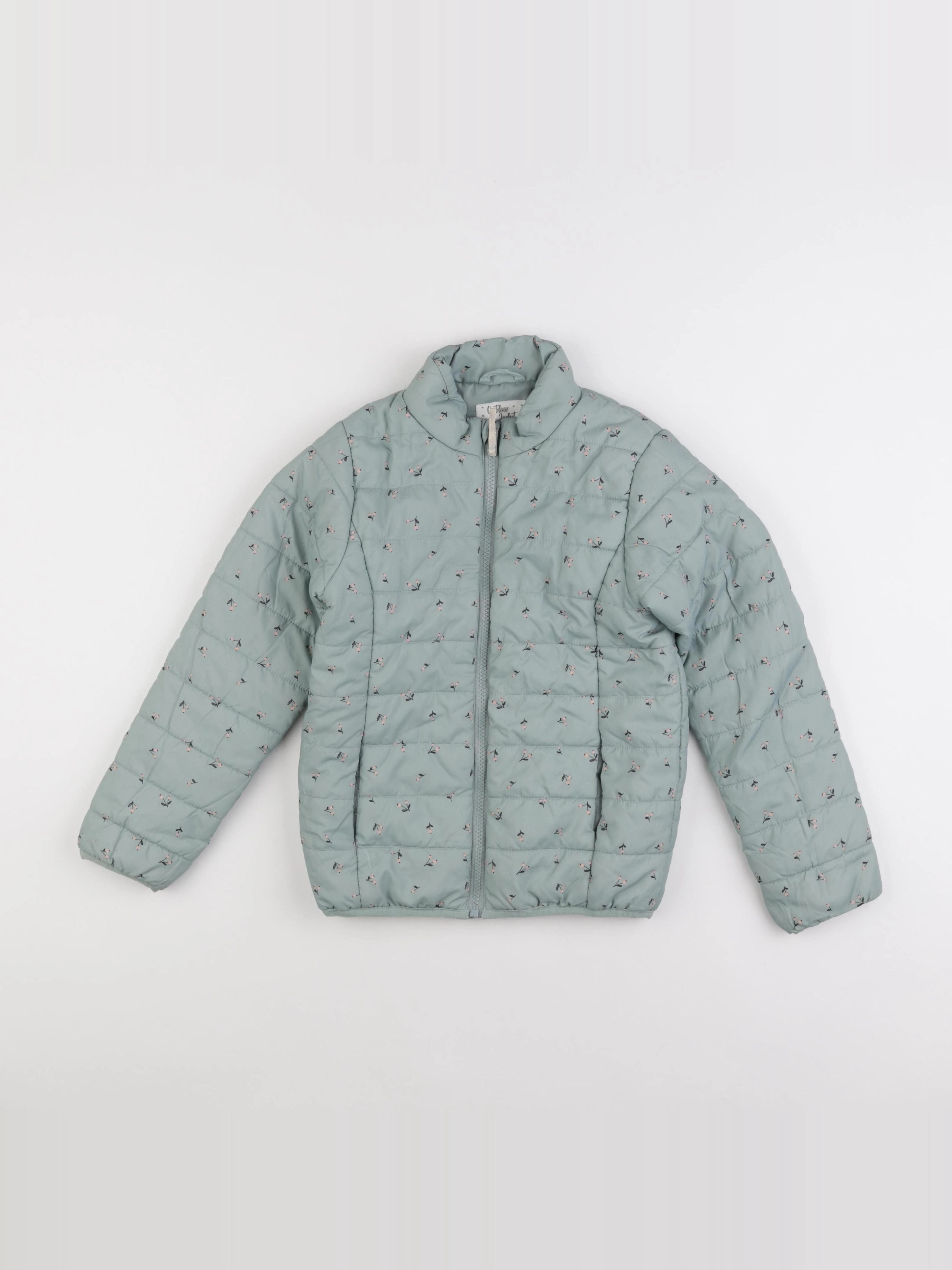 Vertbaudet - doudoune vert - 9 ans
