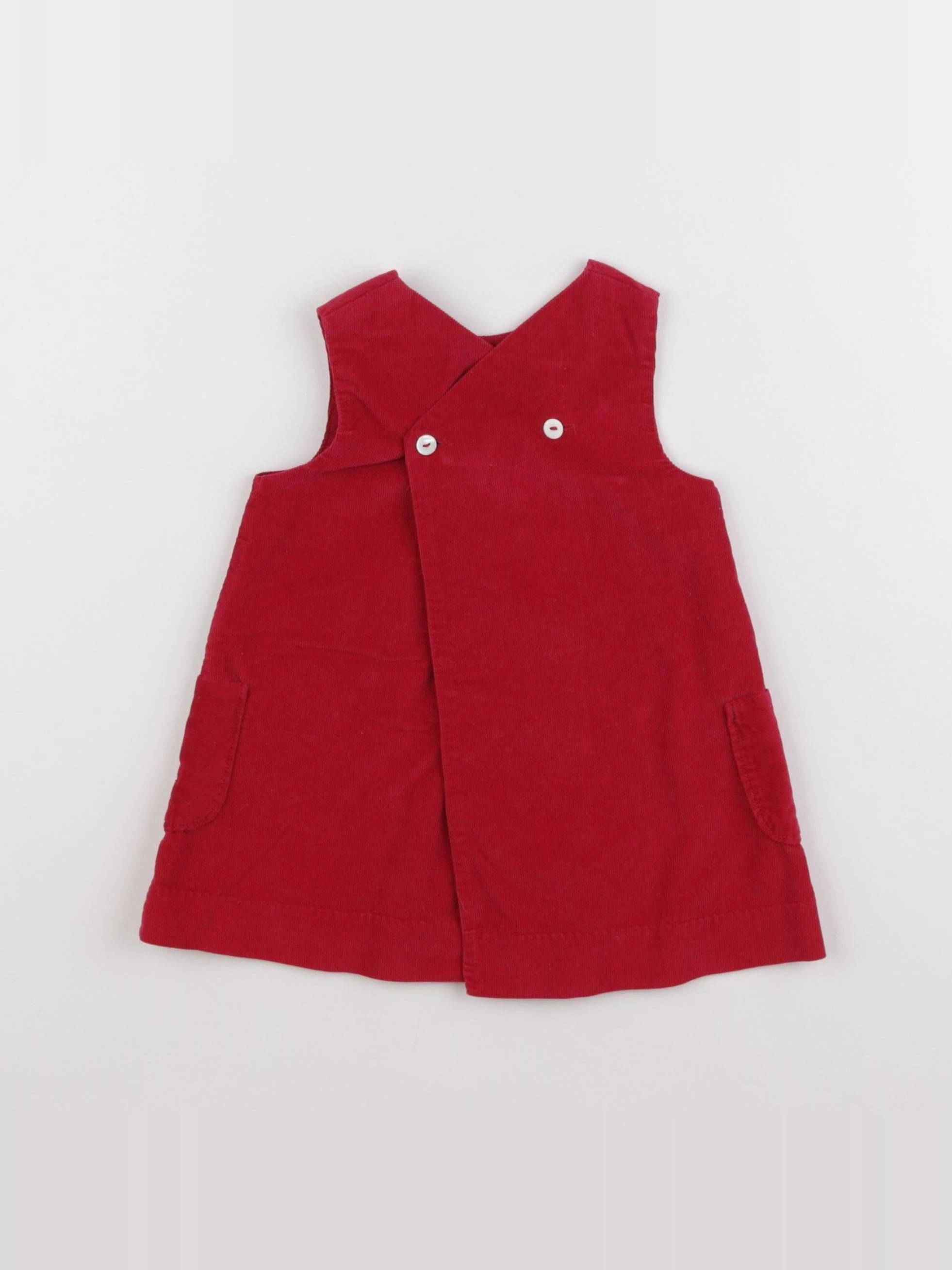 Jacadi - robe rouge - 12 mois