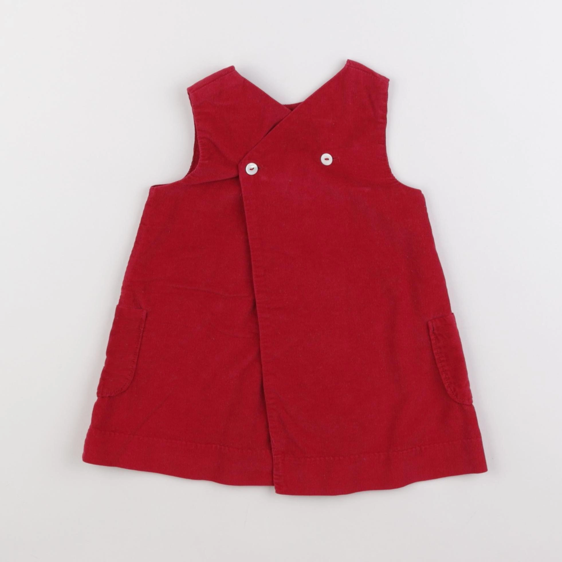 Jacadi - robe rouge - 12 mois