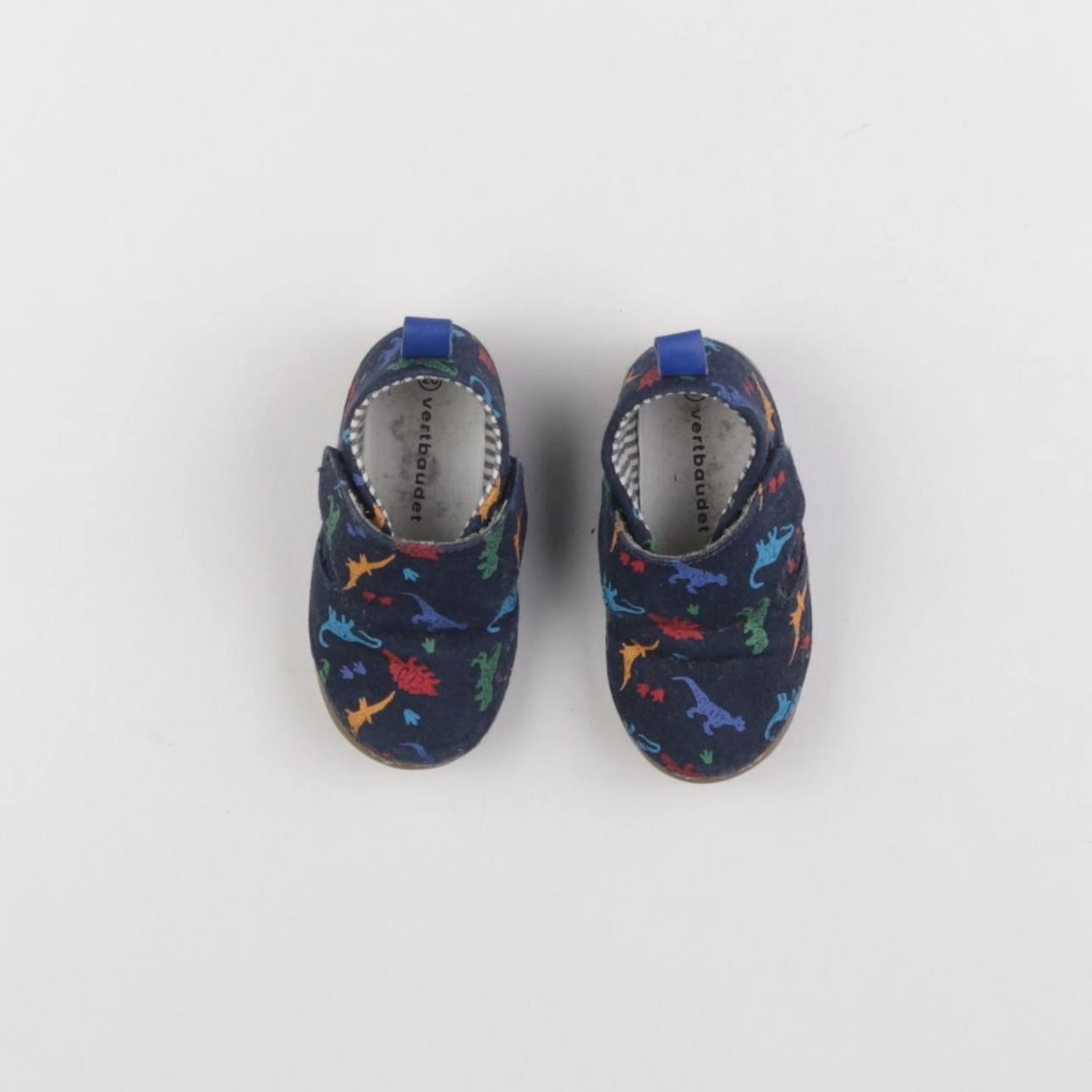 Vertbaudet - chaussons bleu - pointure 20