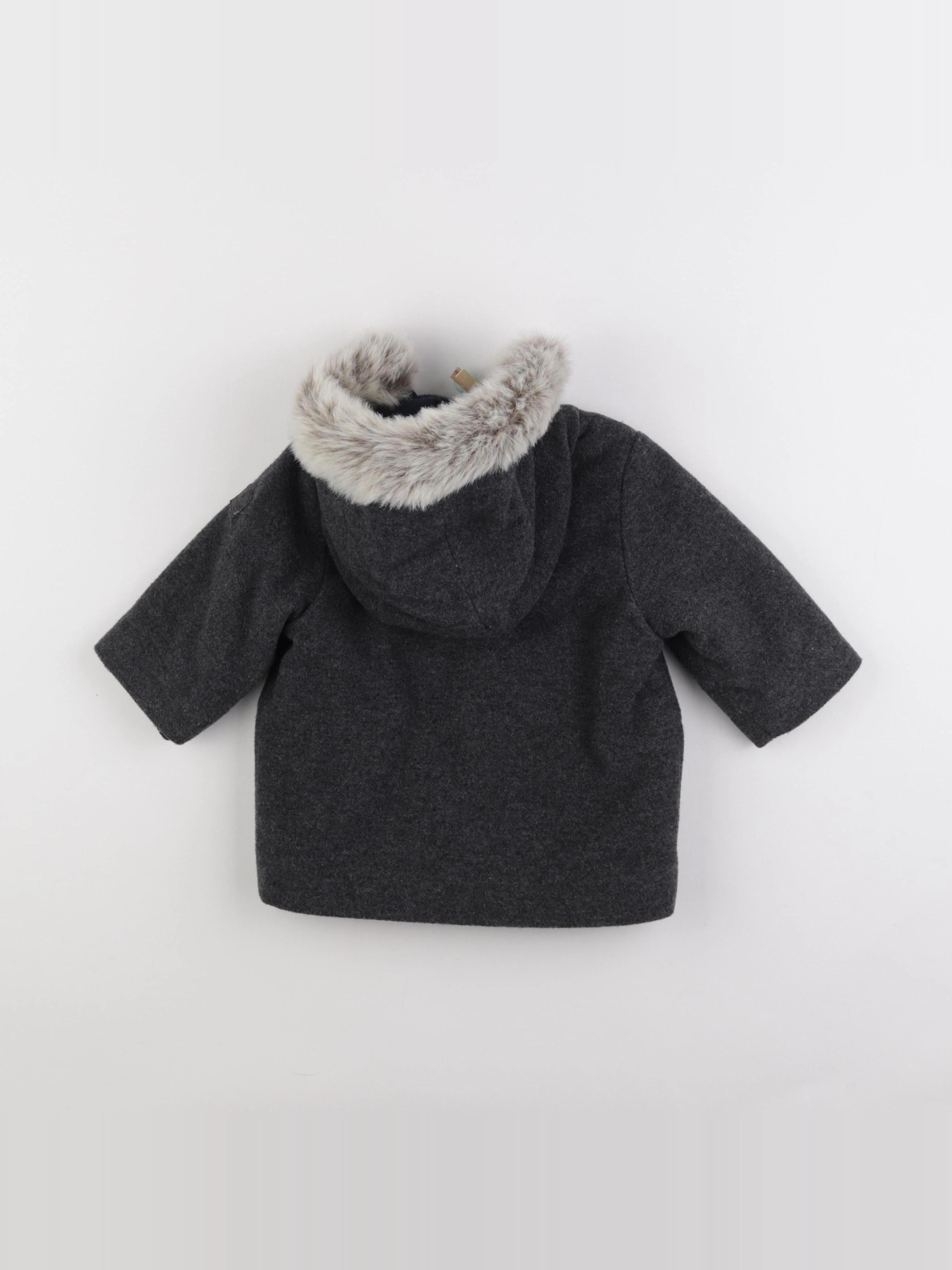 Jacadi - manteau gris - 12 mois