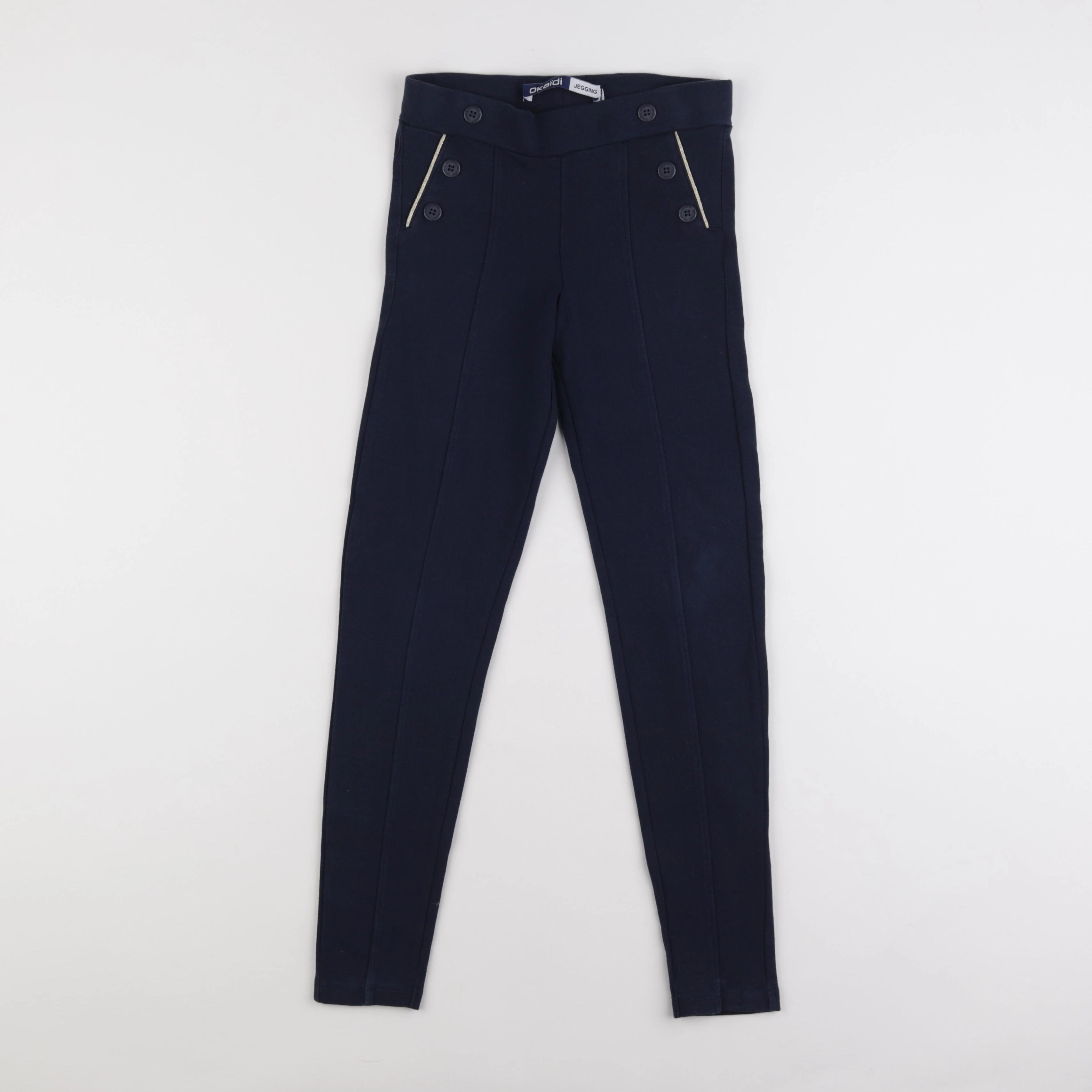 Okaidi - jegging bleu - 10 ans