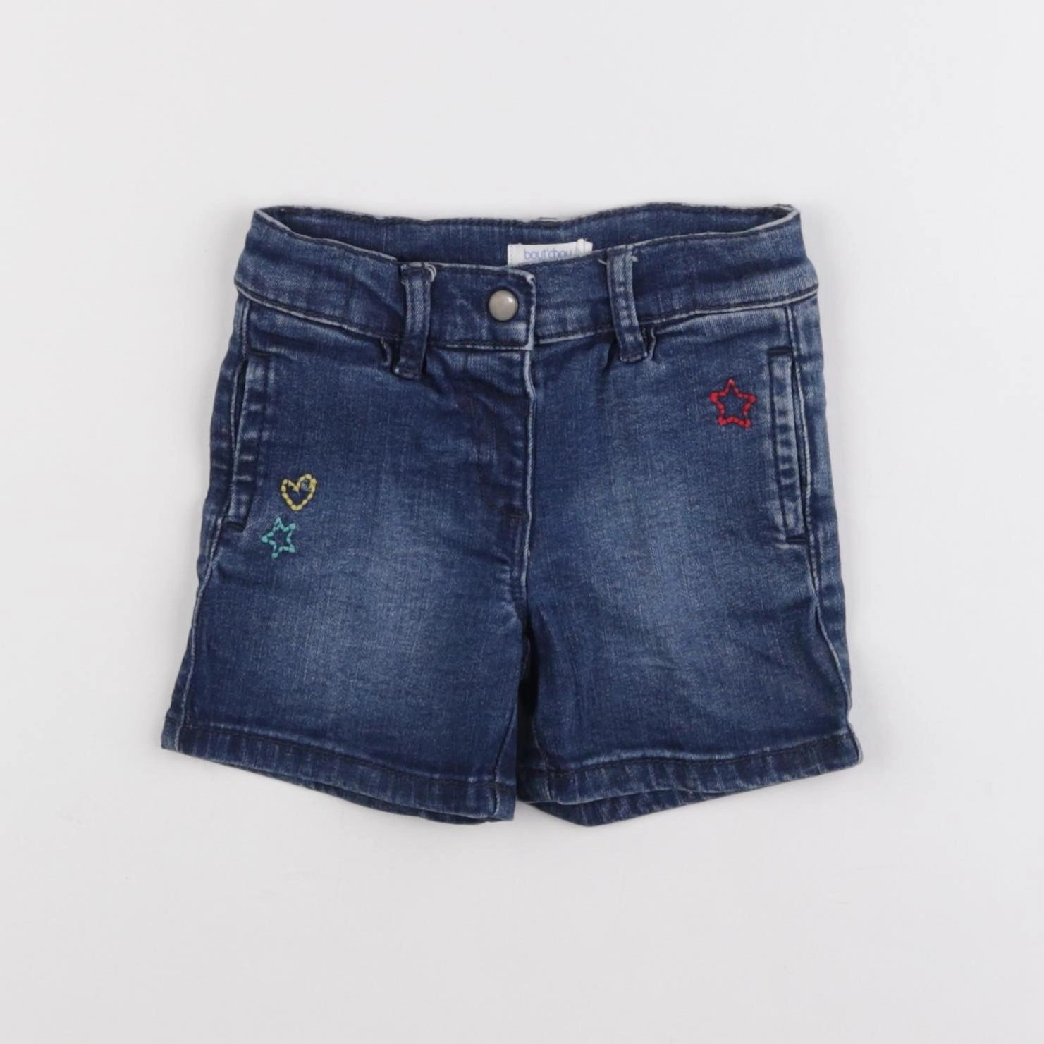 Boutchou - short bleu - 9 mois