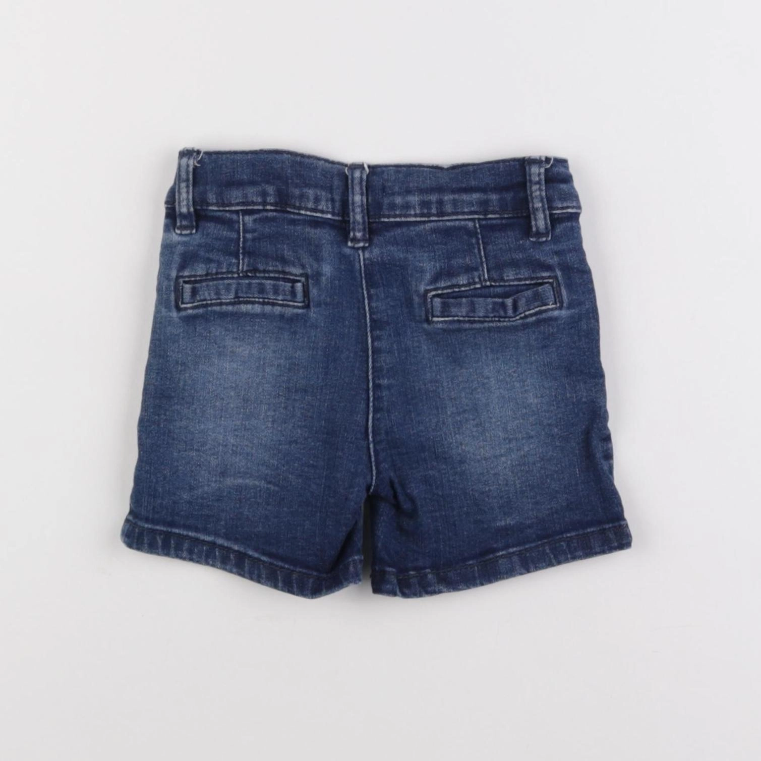 Boutchou - short bleu - 9 mois