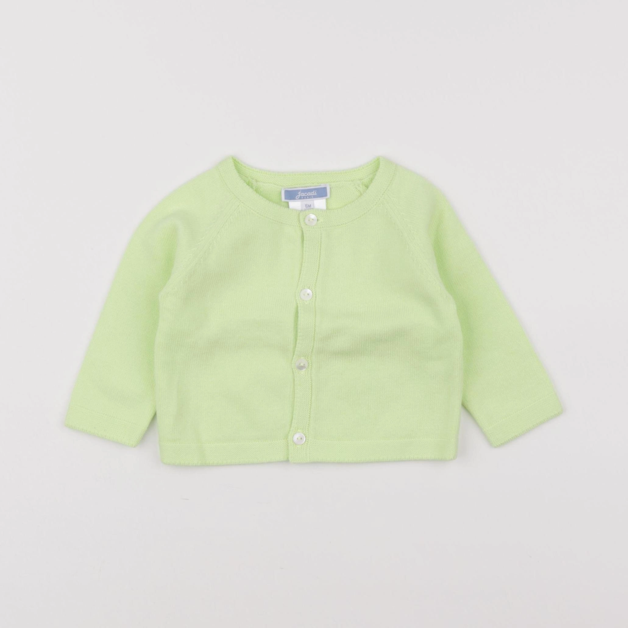 Jacadi - gilet vert - 6 mois