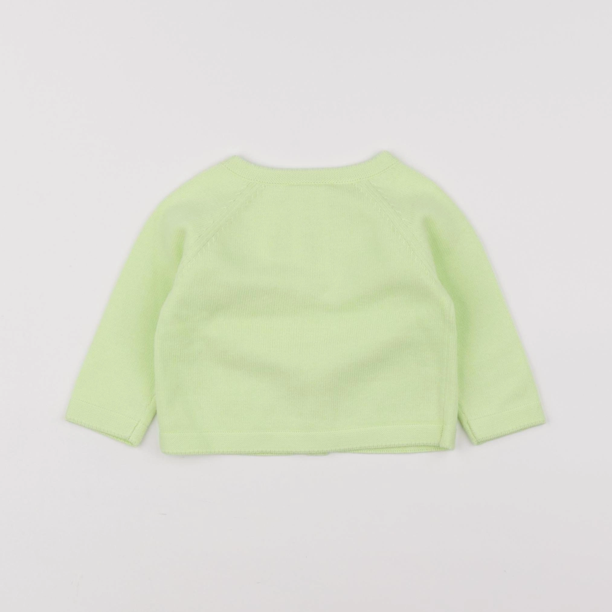 Jacadi - gilet vert - 6 mois