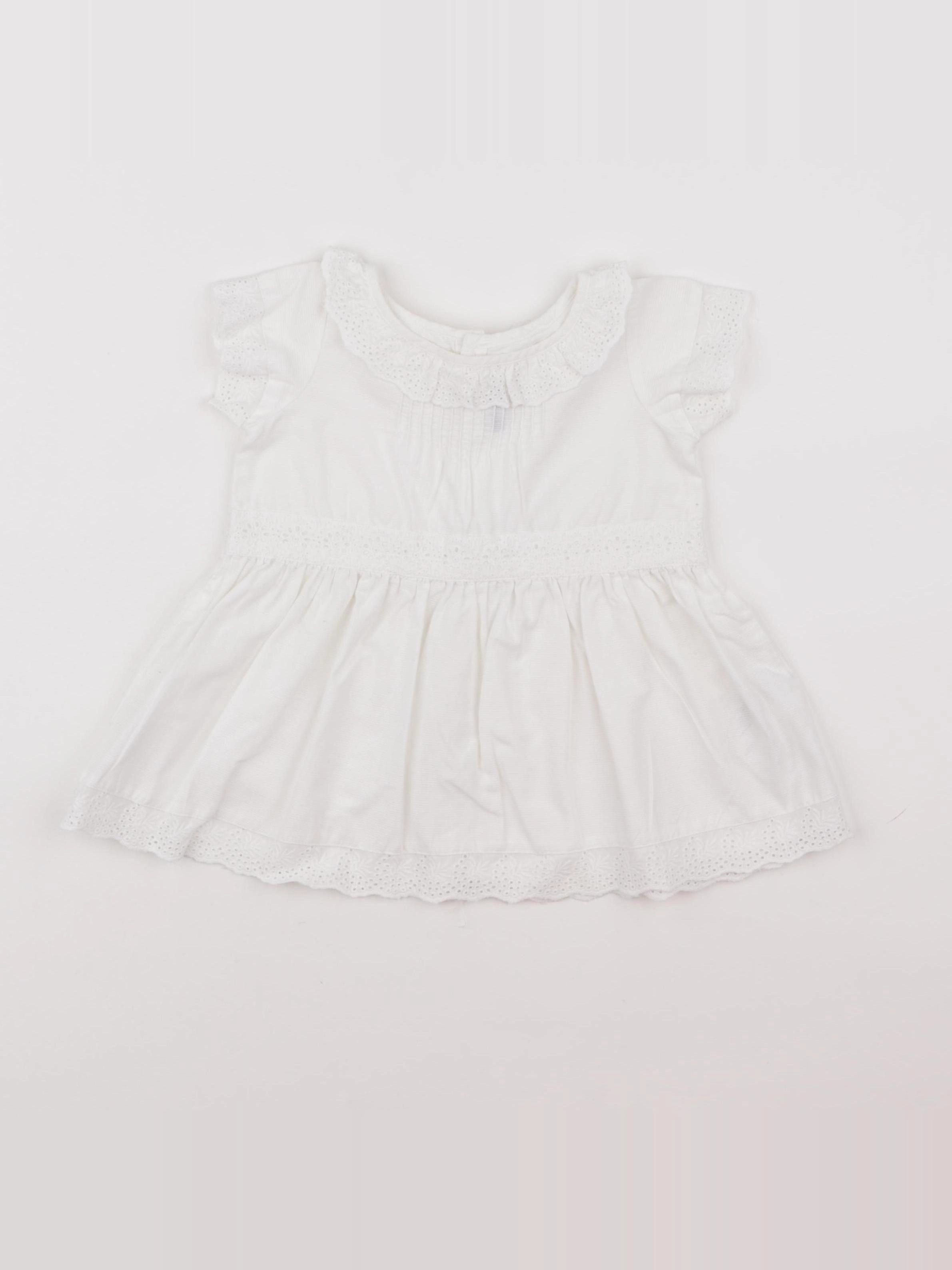 Jacadi - robe blanc - 12 mois