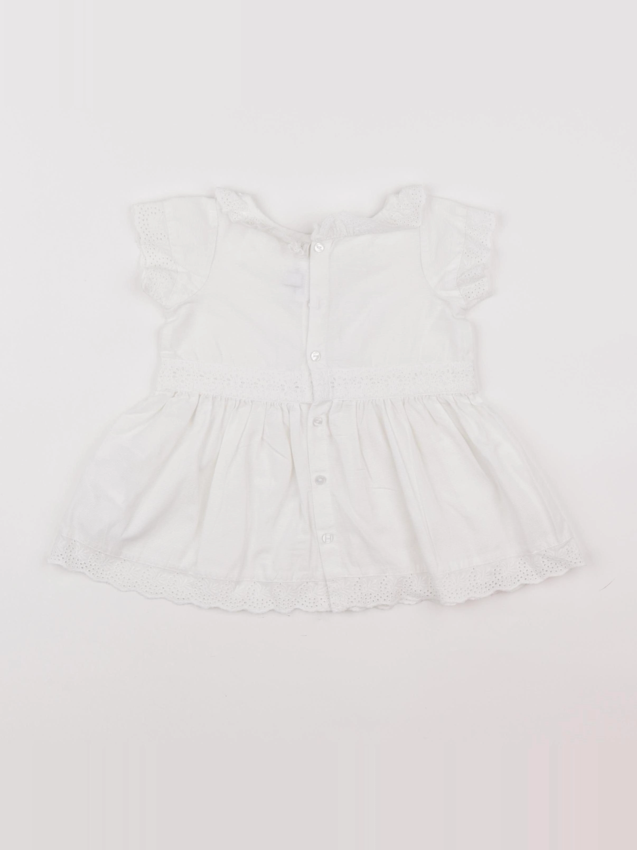 Jacadi - robe blanc - 12 mois