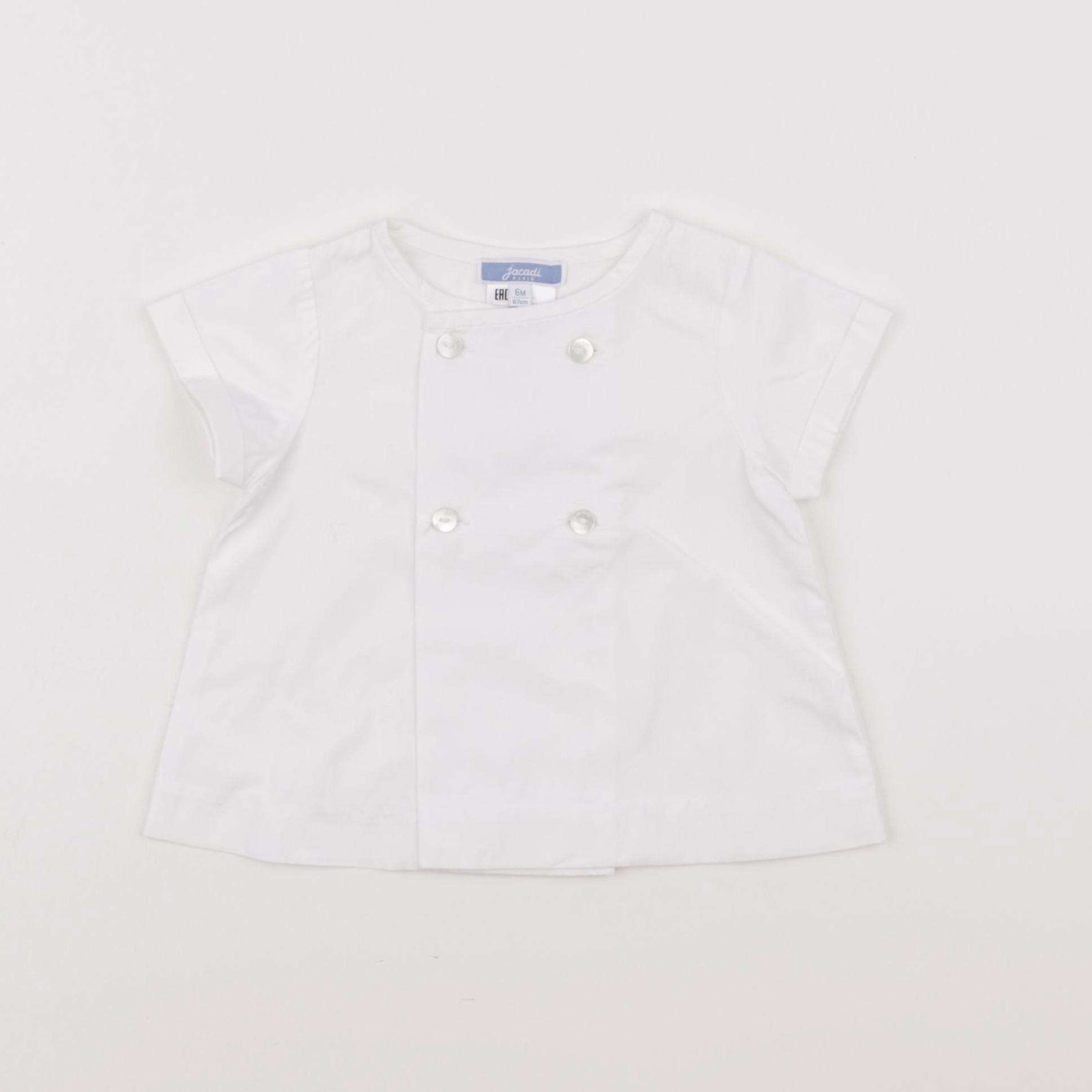 Jacadi - blouse blanc - 6 mois