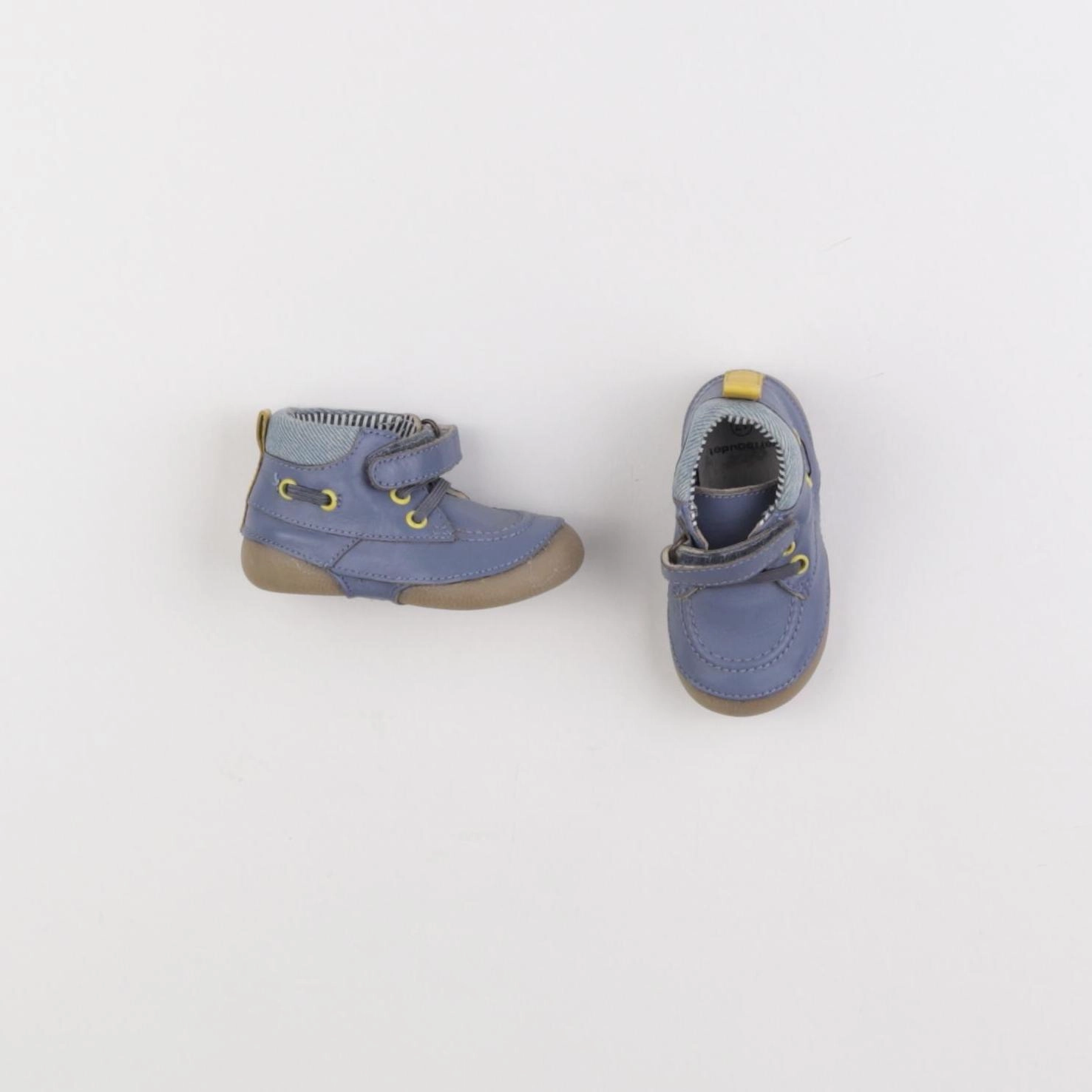 Vertbaudet - chaussons bleu - pointure 17