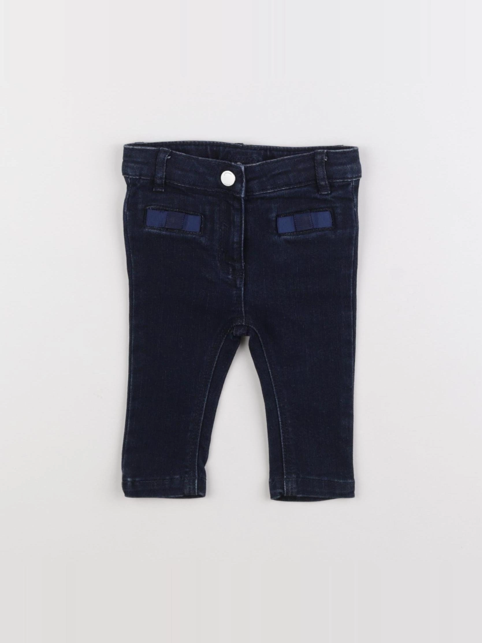 Jacadi - jean bleu - 6 mois