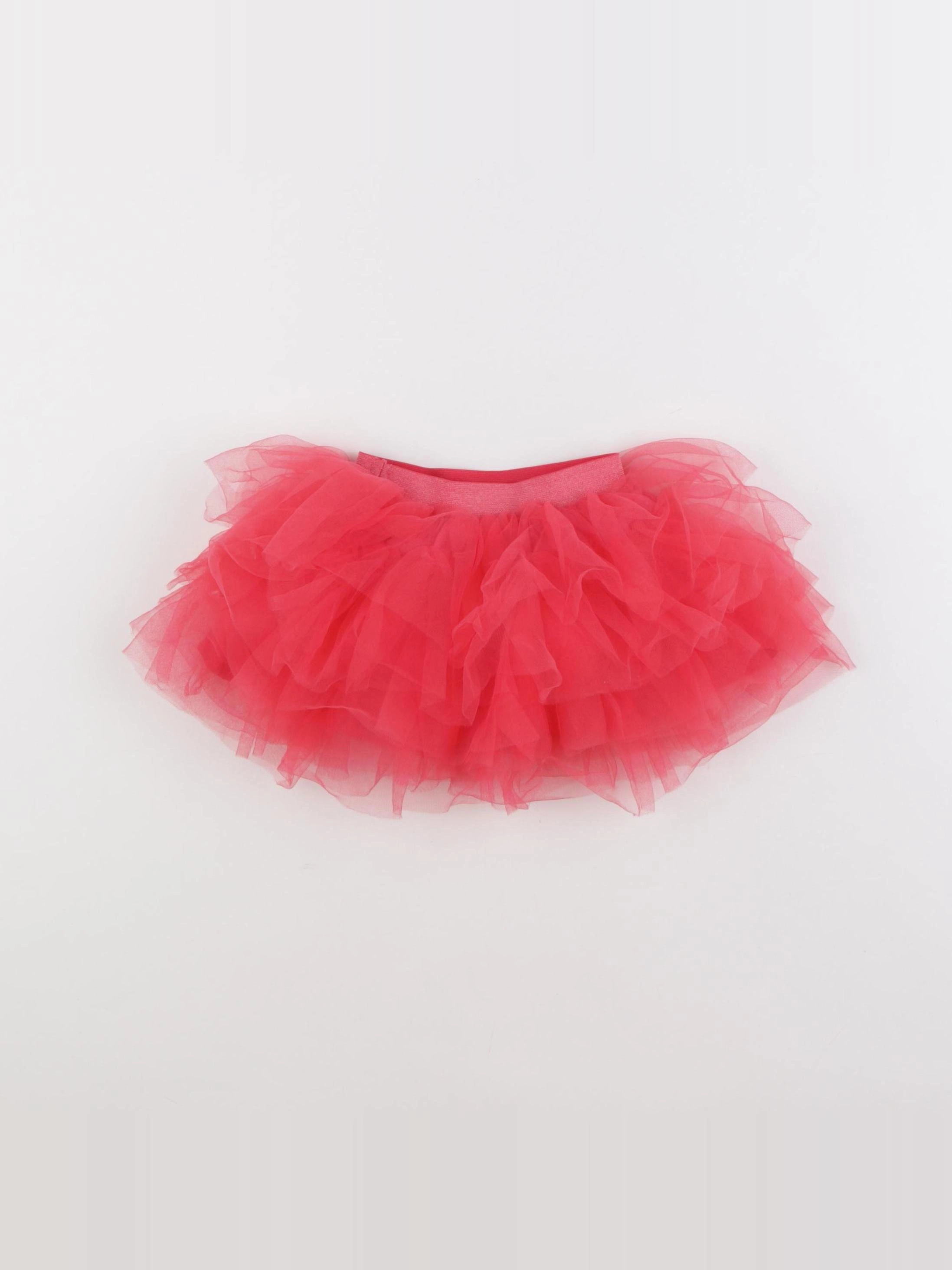 Vertbaudet - jupe short rose - 3 mois