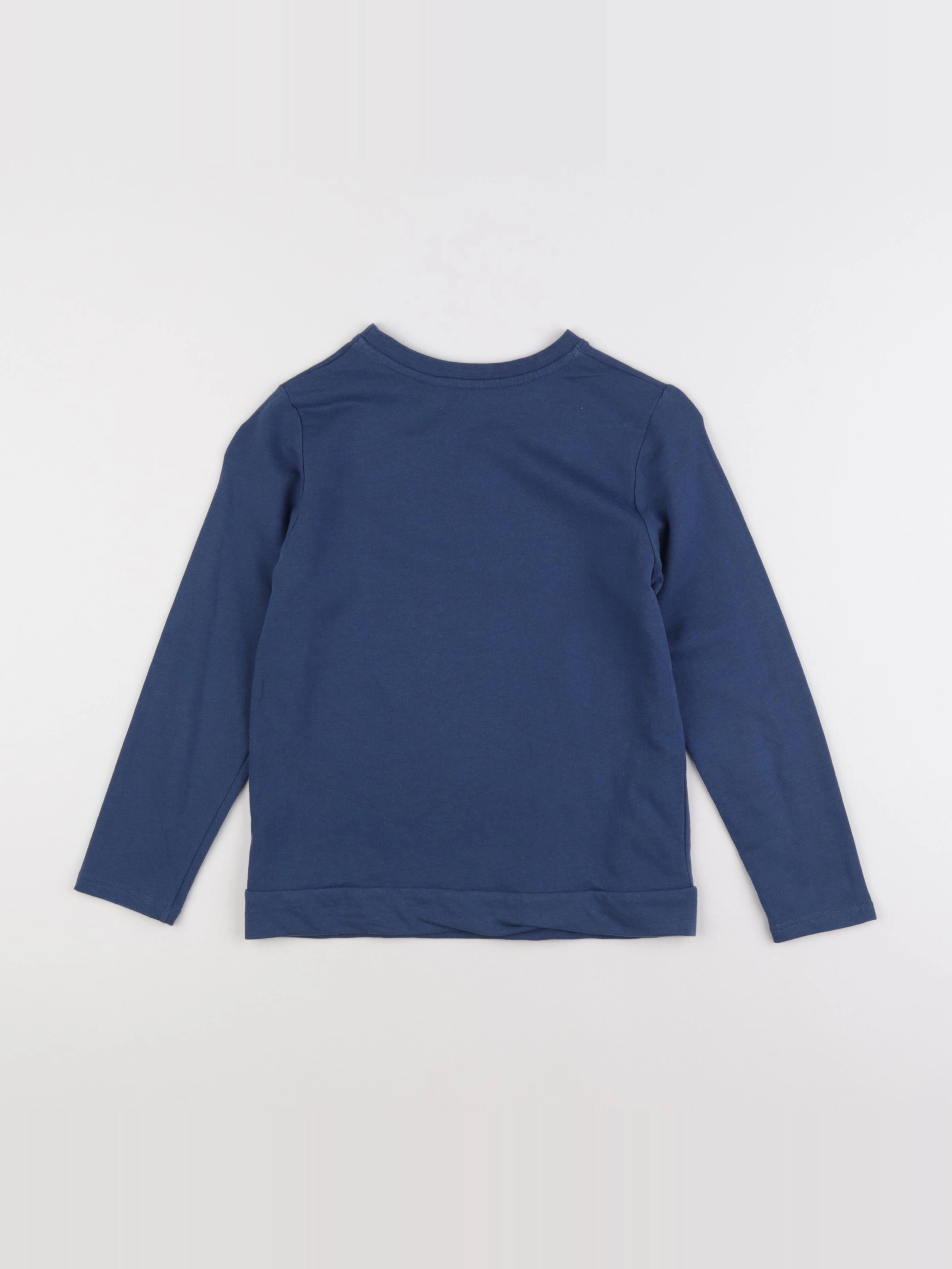 Okaidi - tee-shirt bleu - 8 ans