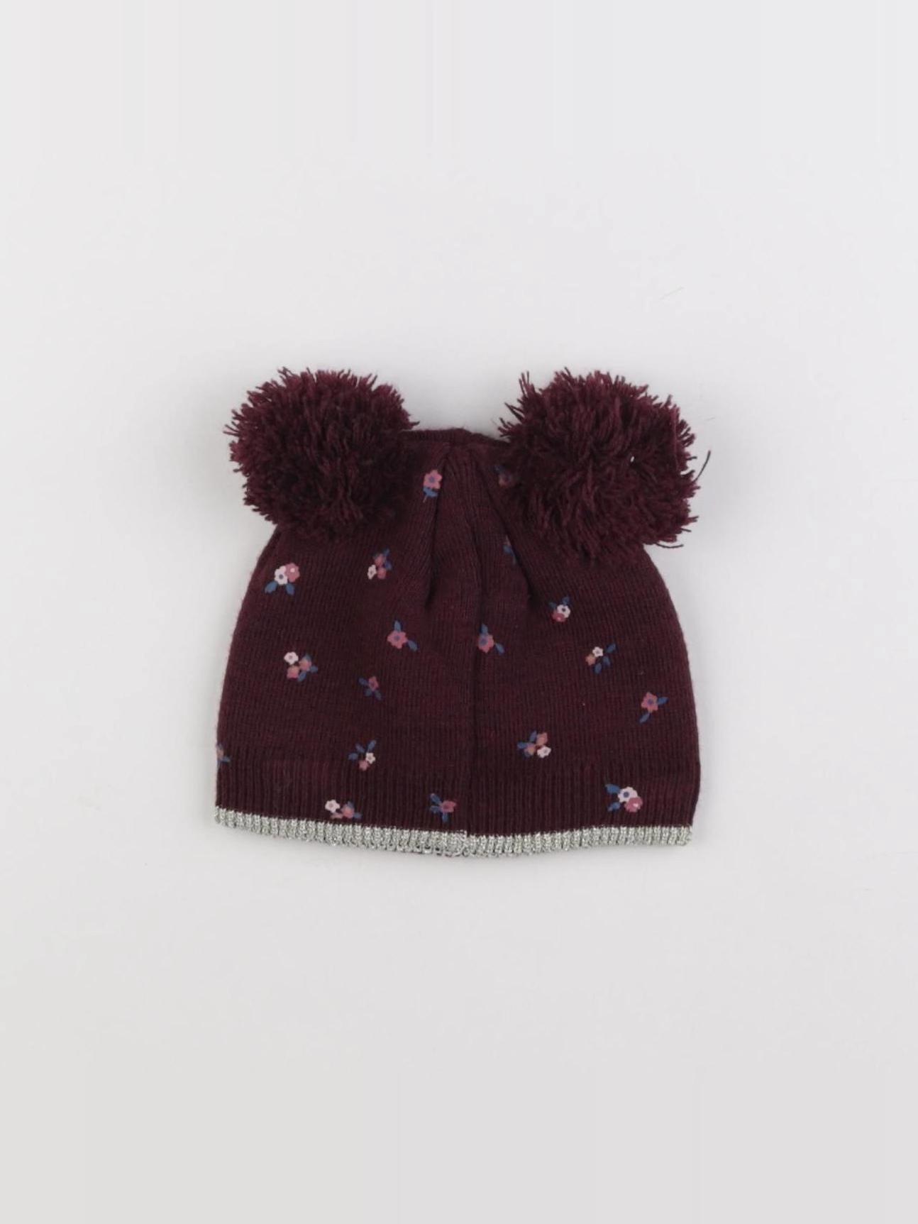 Vertbaudet - bonnet rose - 3/6 mois