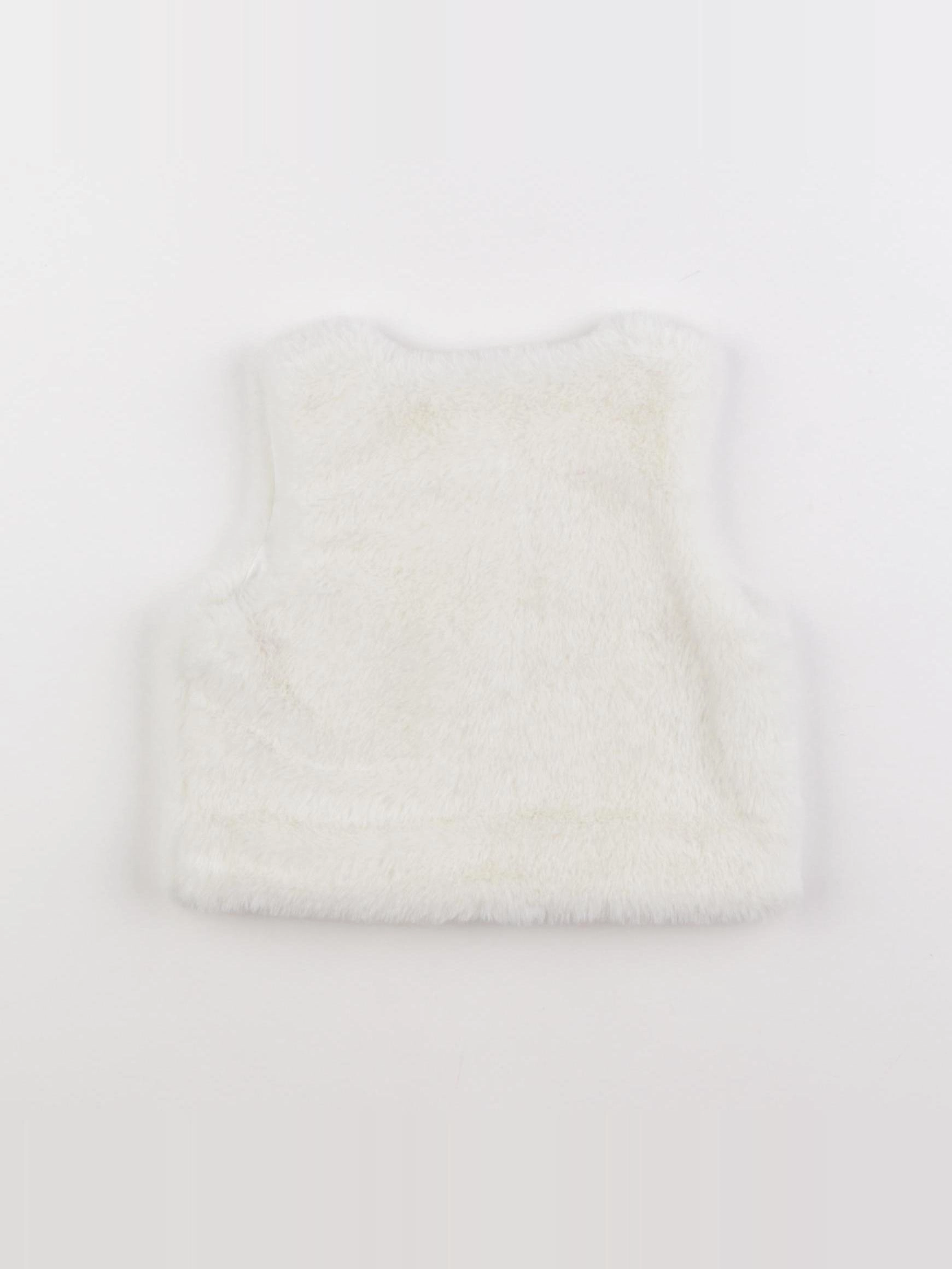 Vertbaudet - gilet blanc - 12 mois