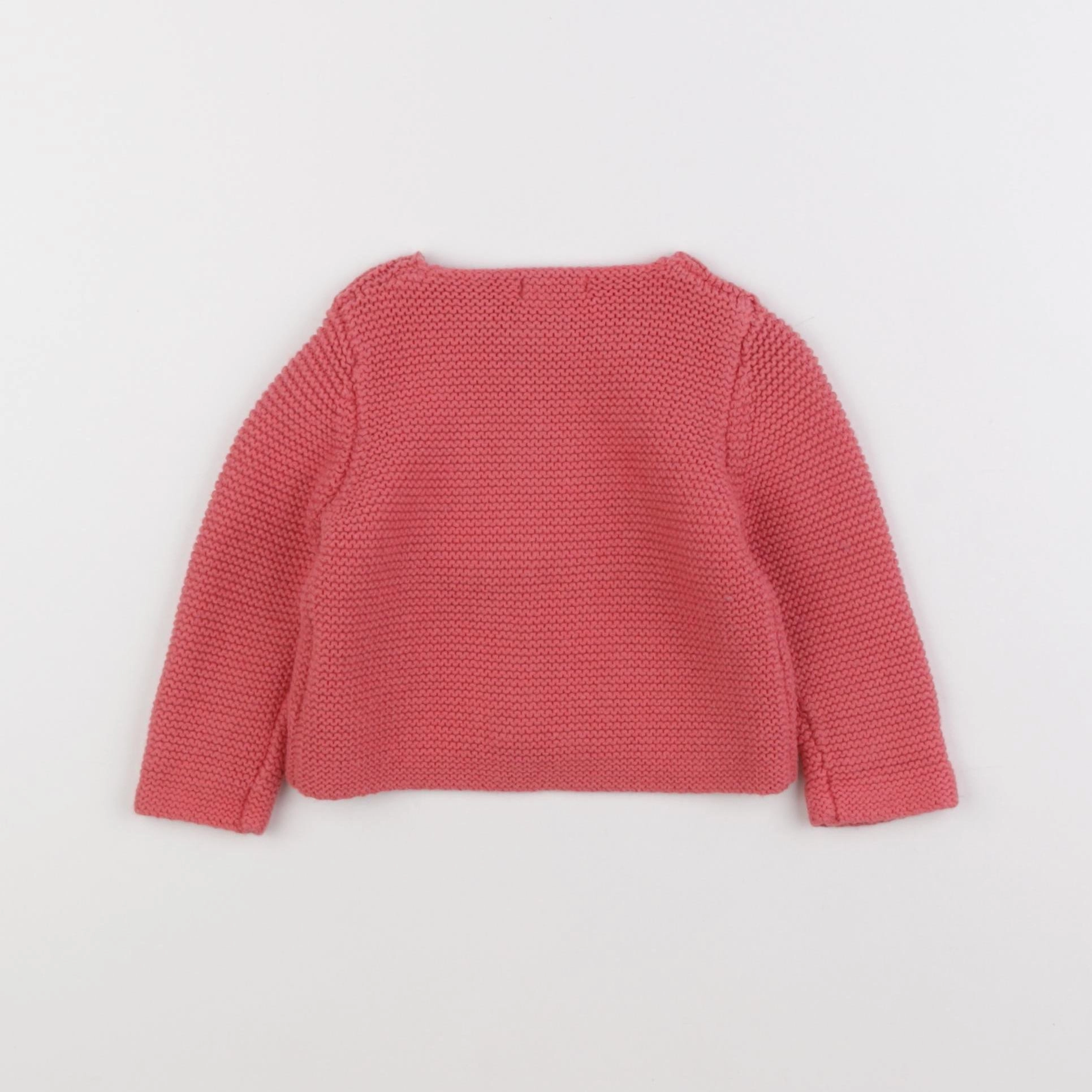 Boutchou - gilet rose - 6 mois