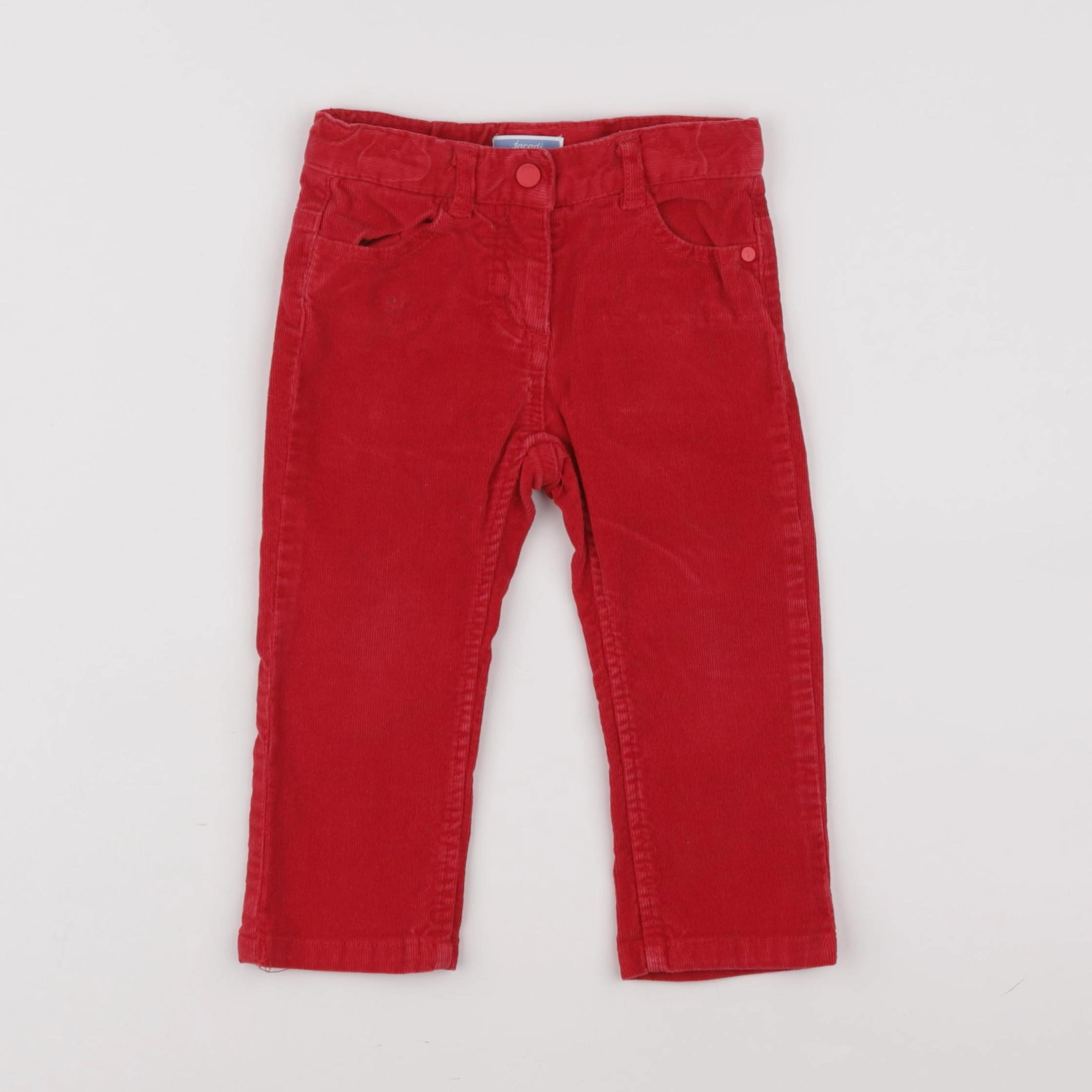 Jacadi - pantalon rouge - 18 mois