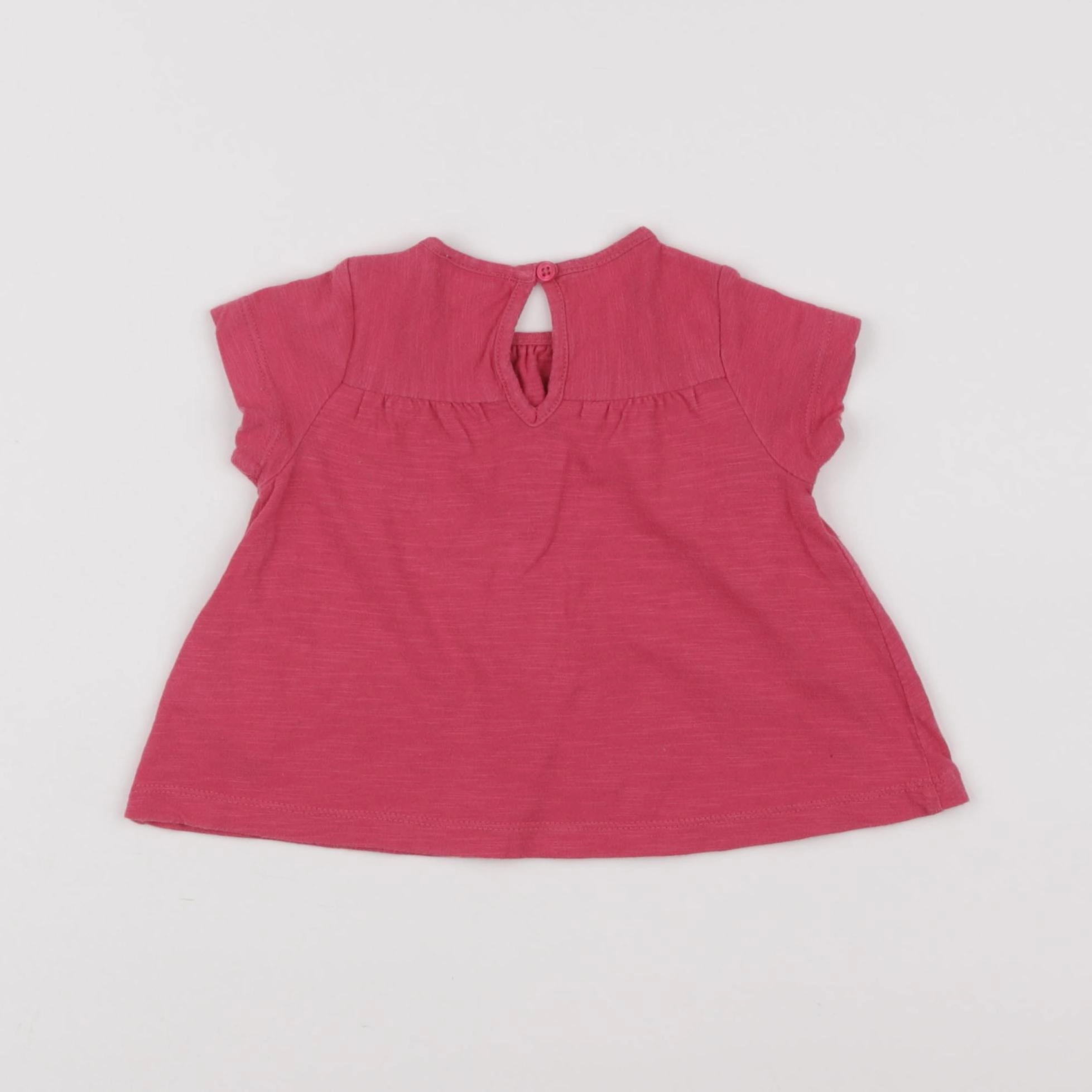 Boutchou - tee-shirt rose - 6 mois