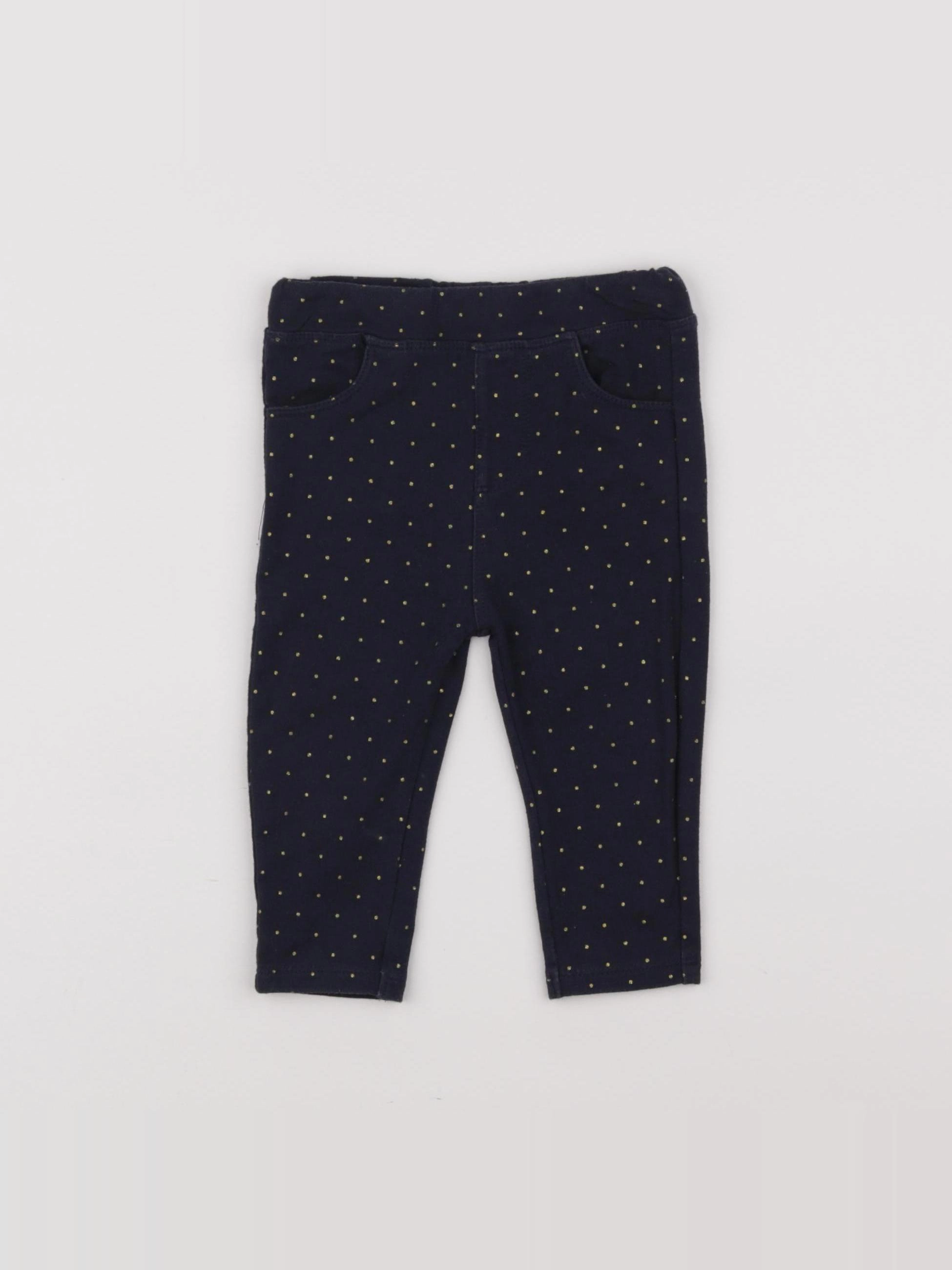 Boutchou - legging bleu - 6 mois