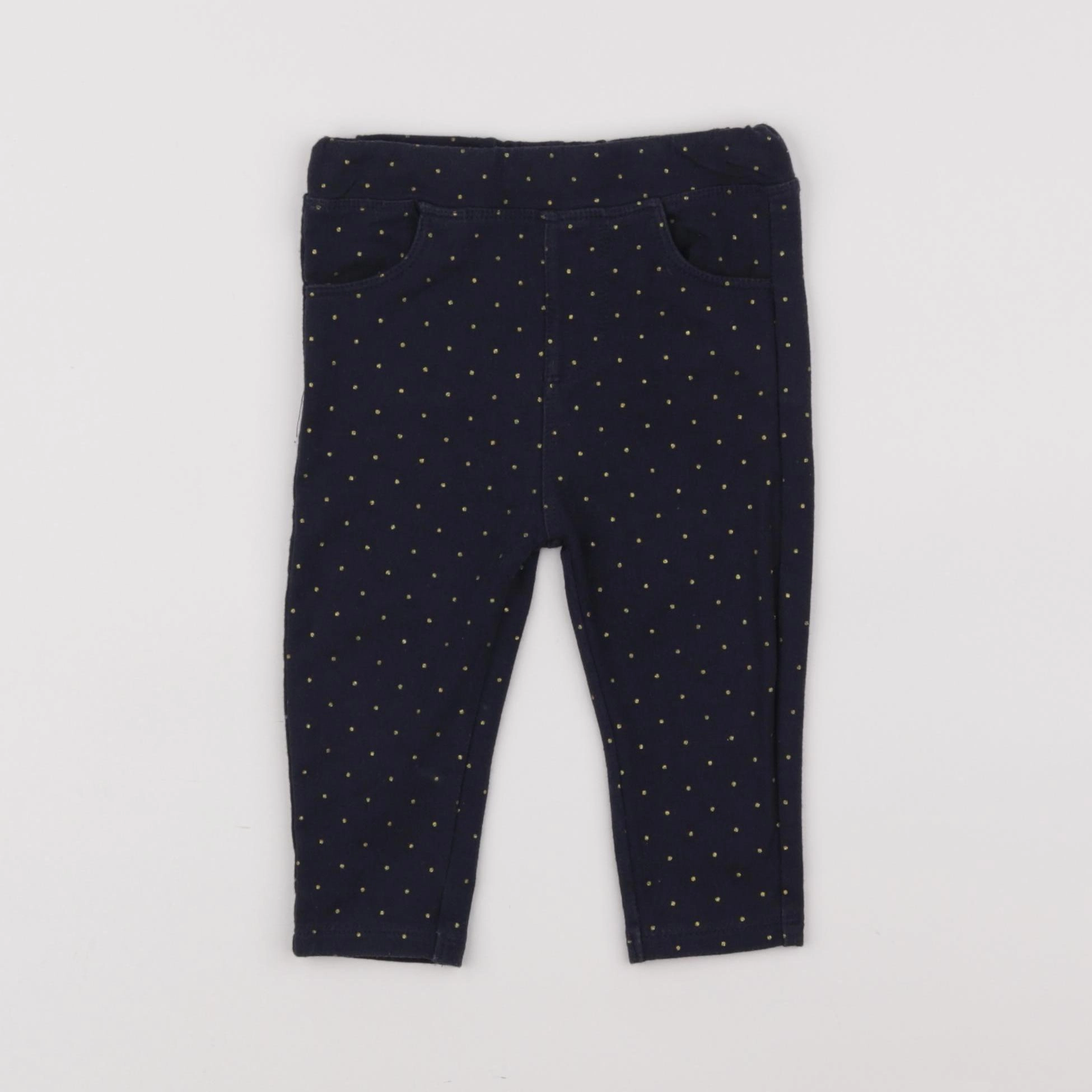 Boutchou - legging bleu - 6 mois