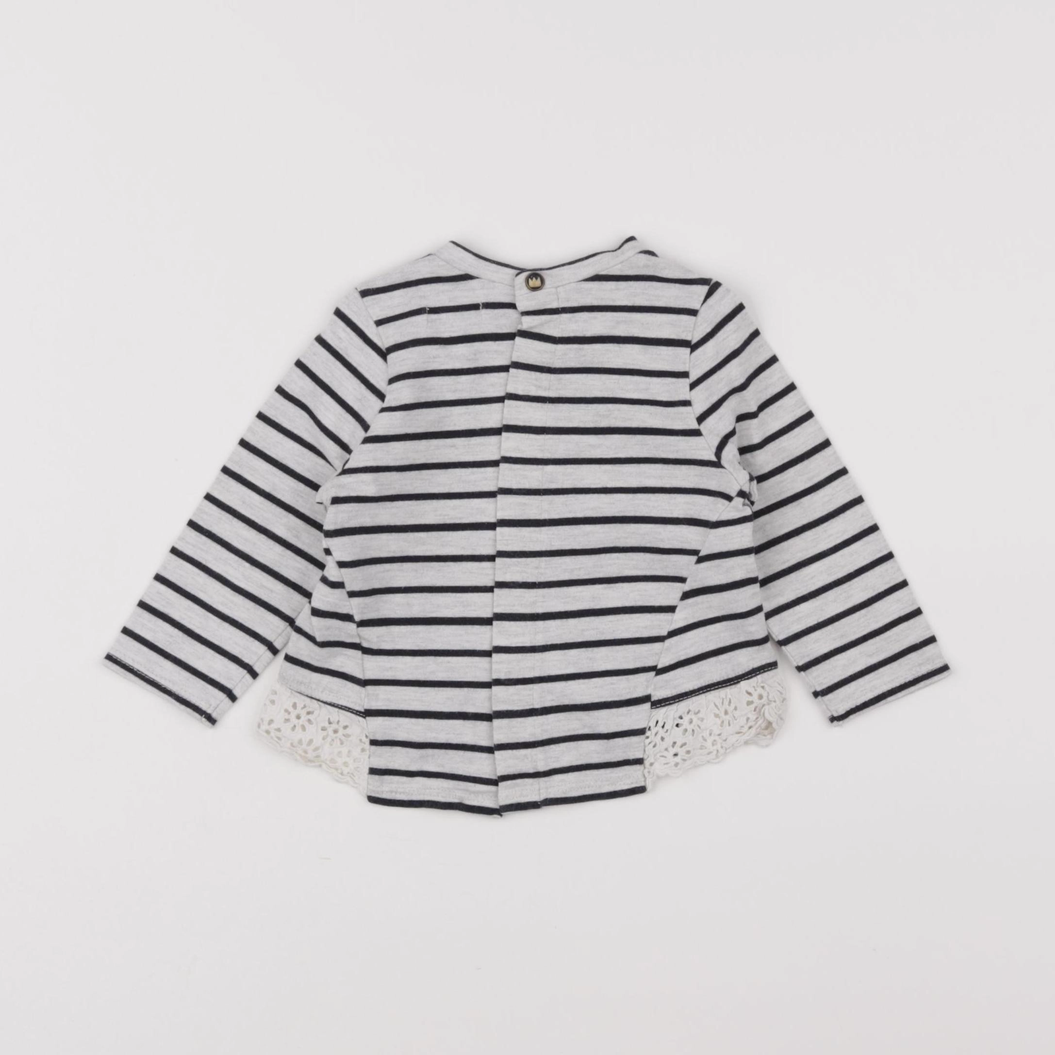 IKKS - tee-shirt gris - 12 mois
