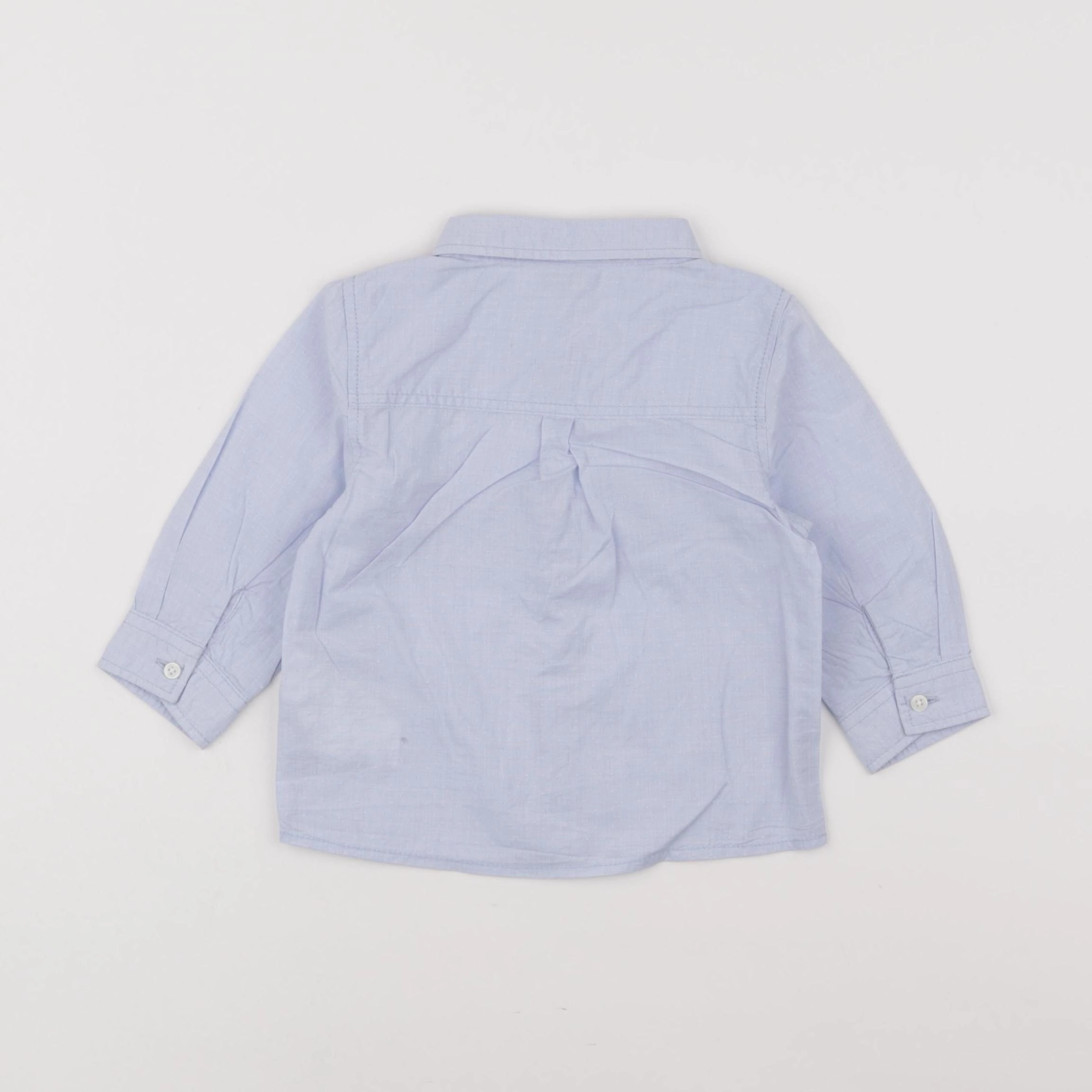 Tape à l'oeil - chemise bleu - 12 mois