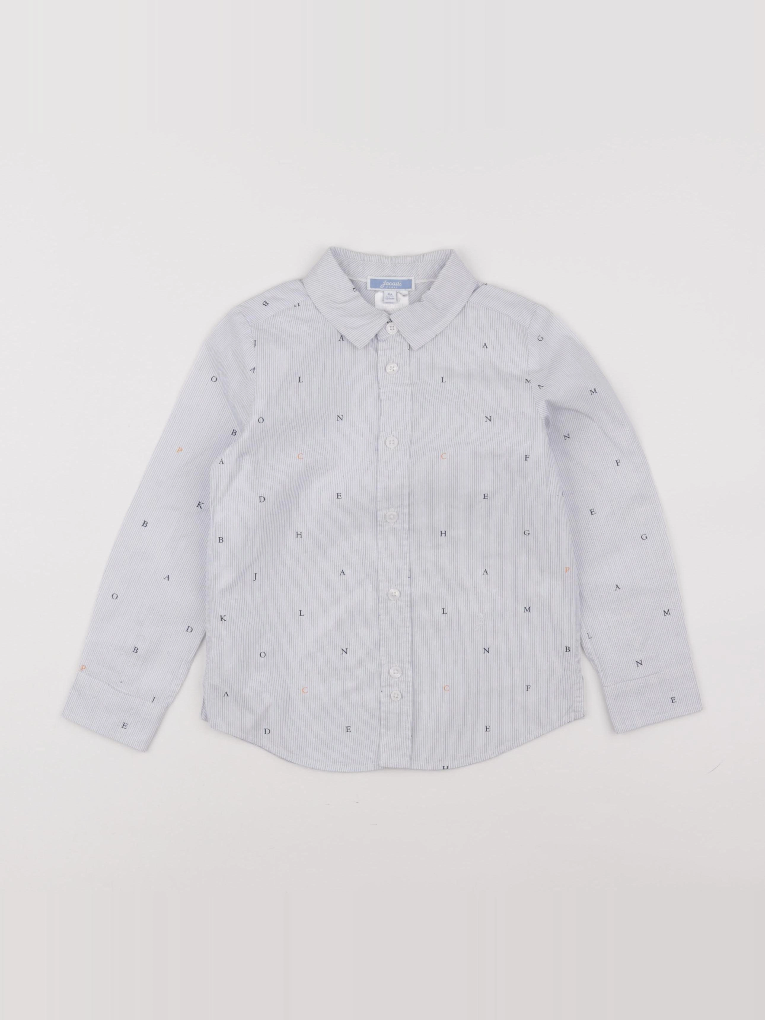Jacadi - chemise bleu - 4 ans