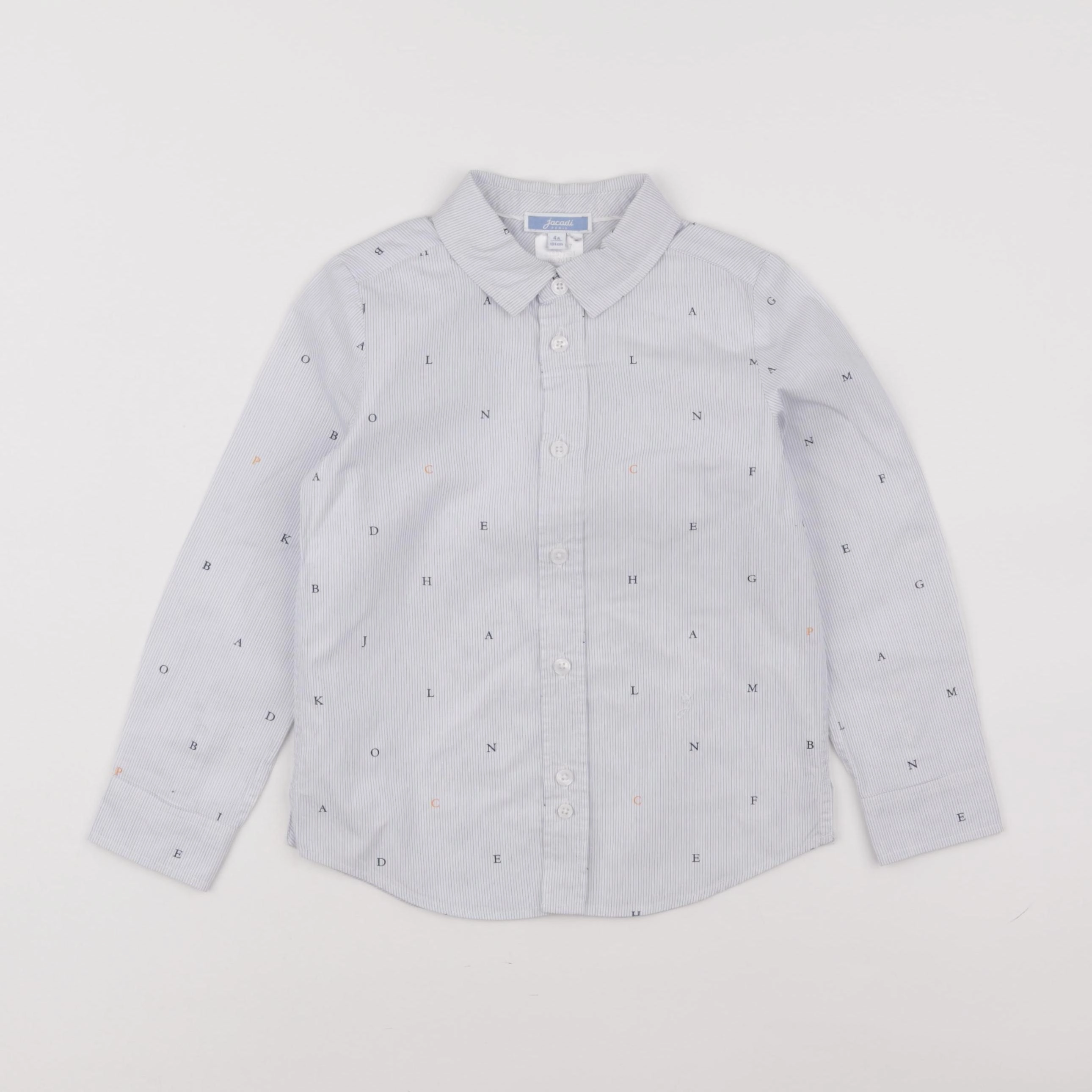 Jacadi - chemise bleu - 4 ans